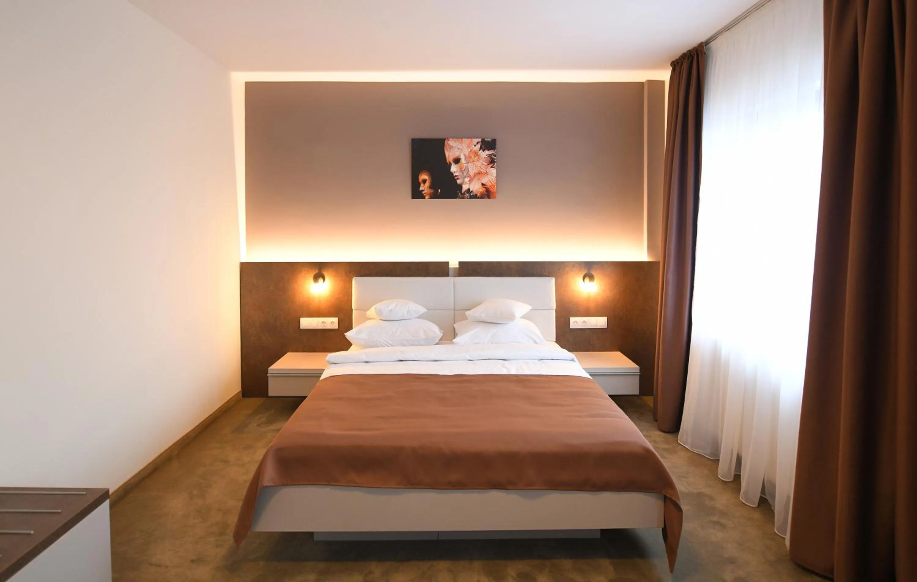Bed in HoHa Boutique Hotel