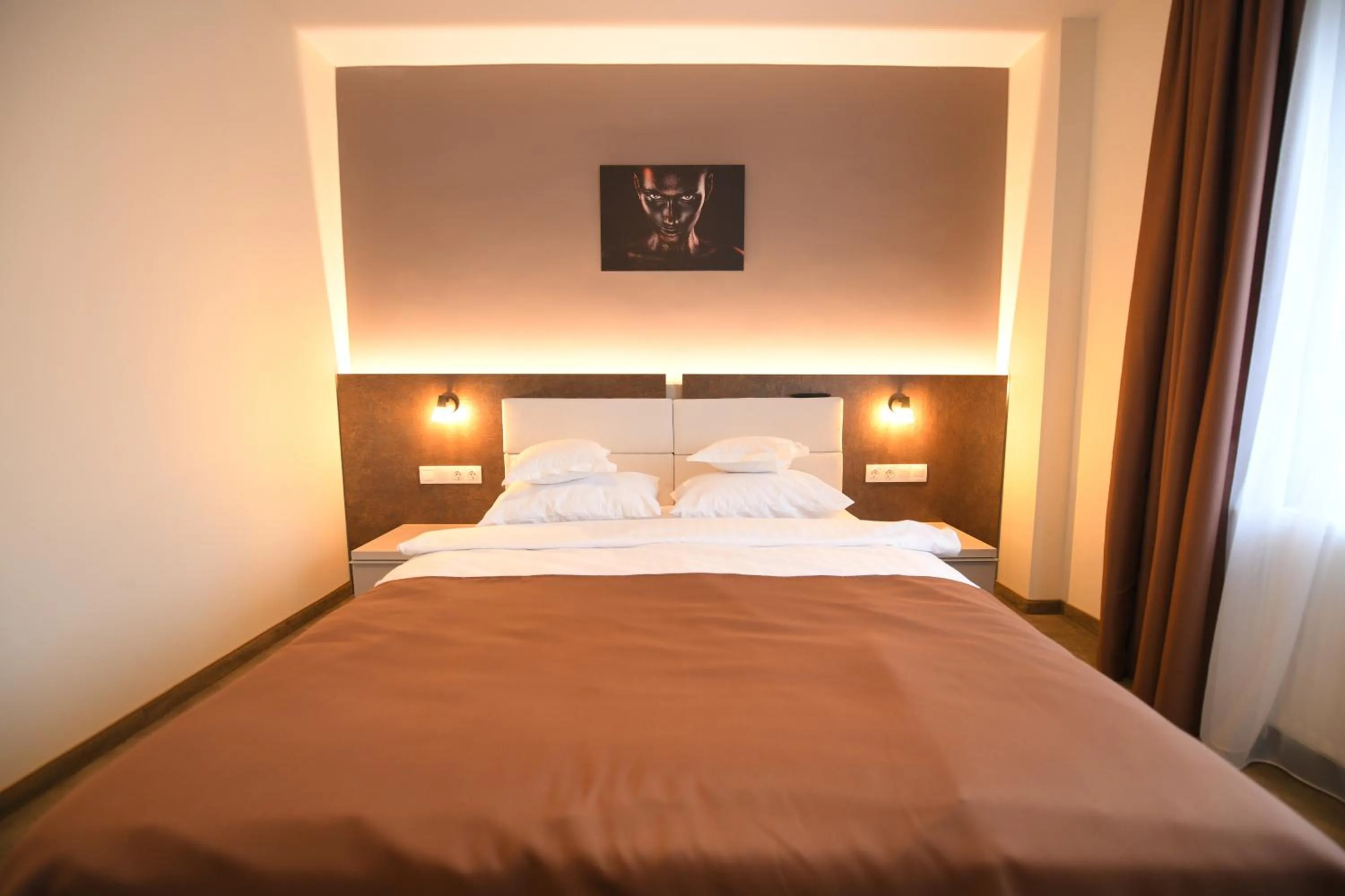 Bed in HoHa Boutique Hotel