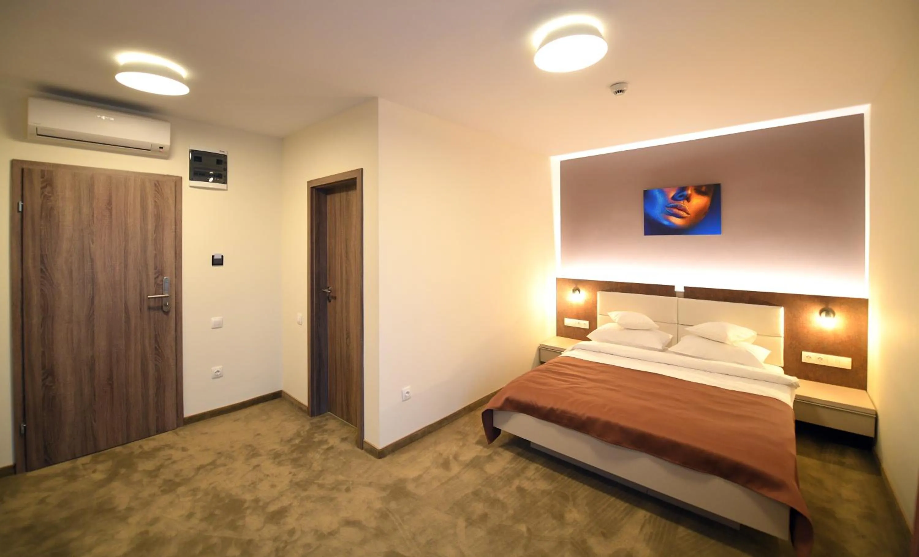 Bed in HoHa Boutique Hotel