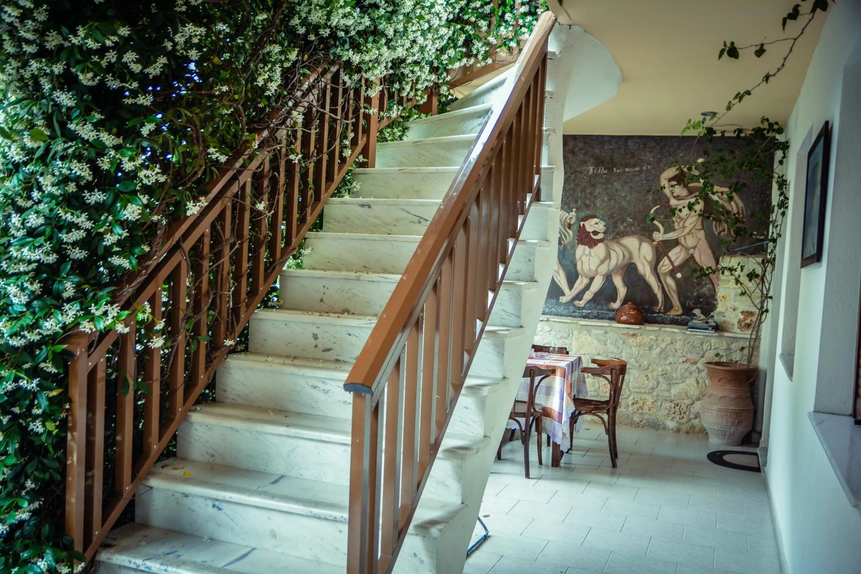 Decorative detail in Erifili Kallithea