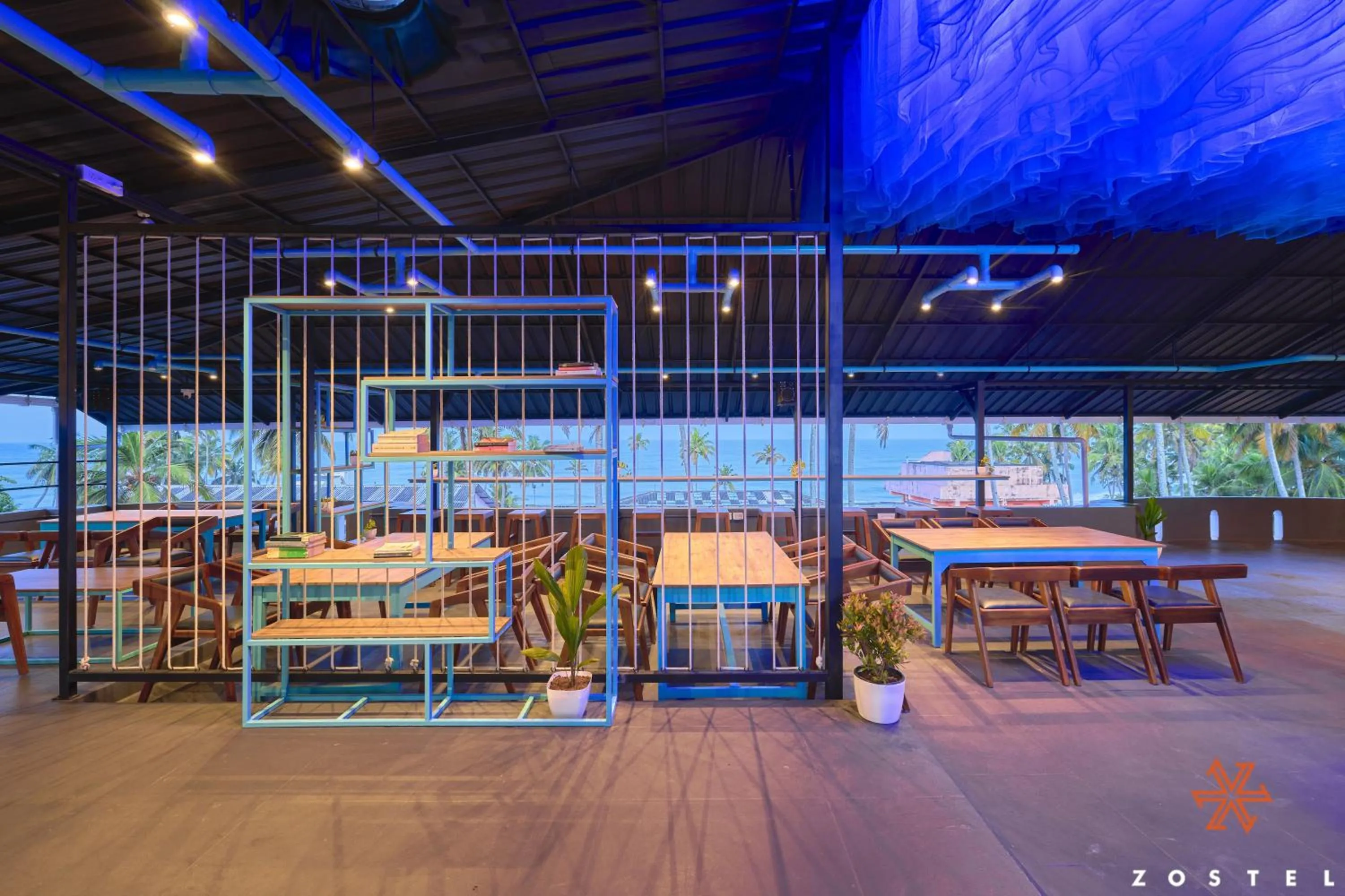 Restaurant/places to eat in Zostel Varkala