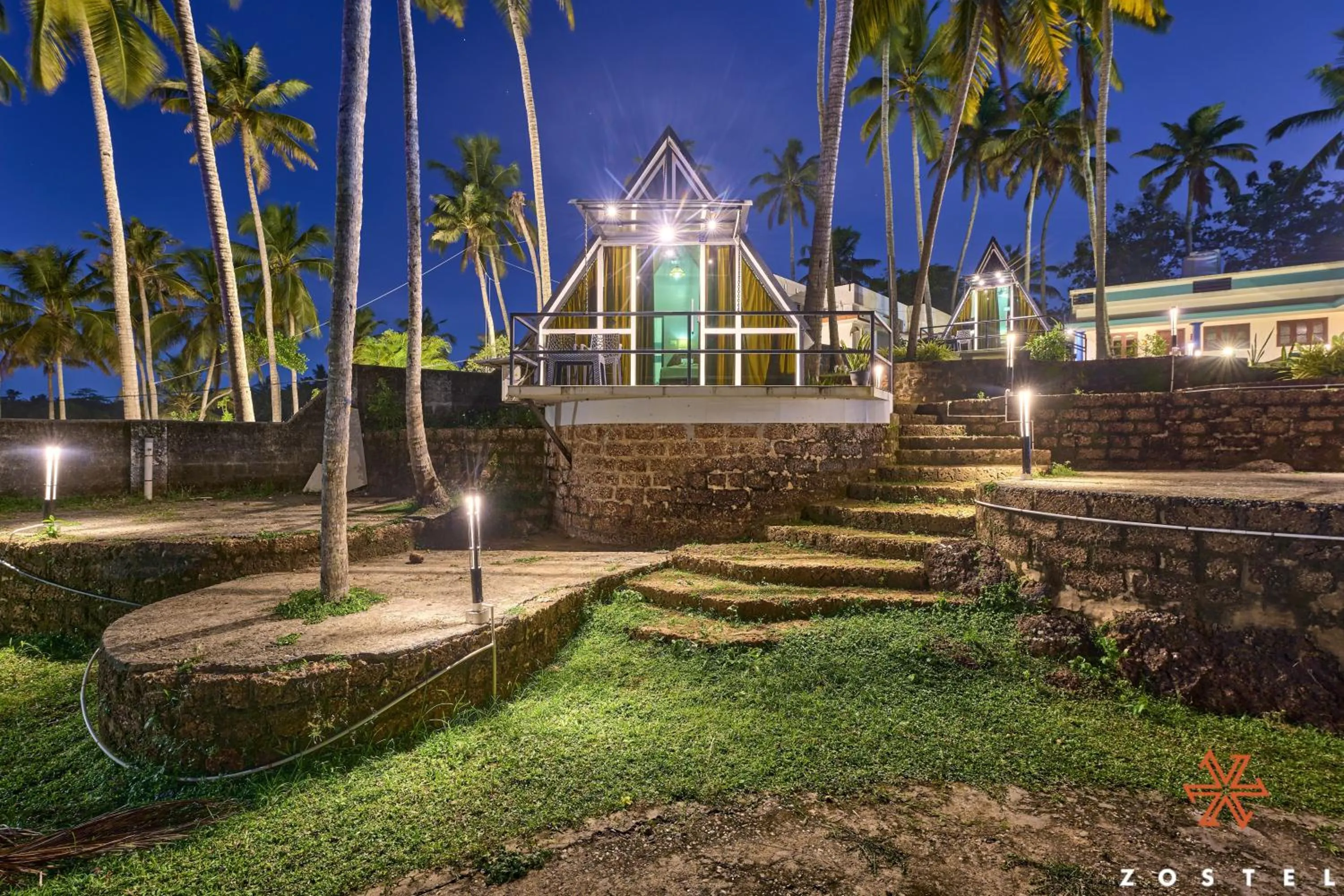 Property building in Zostel Varkala