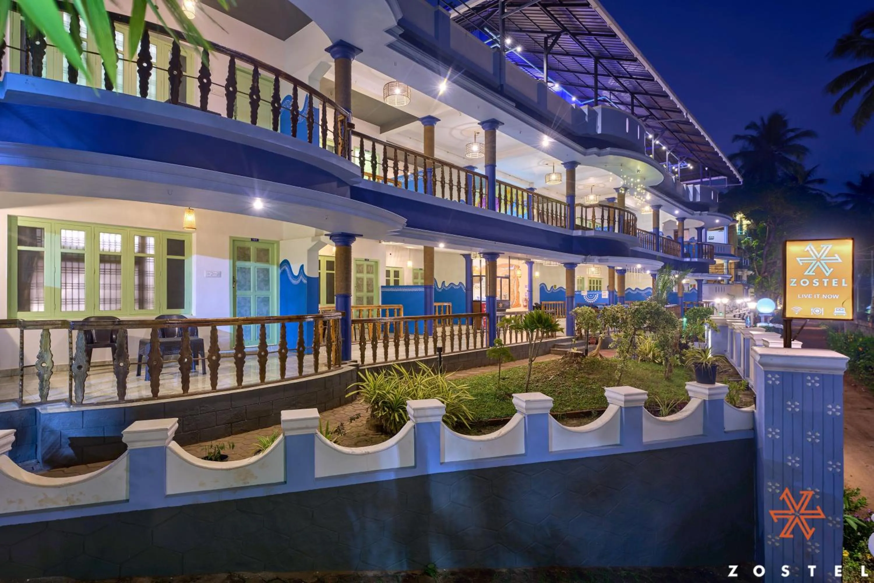 Property building in Zostel Varkala