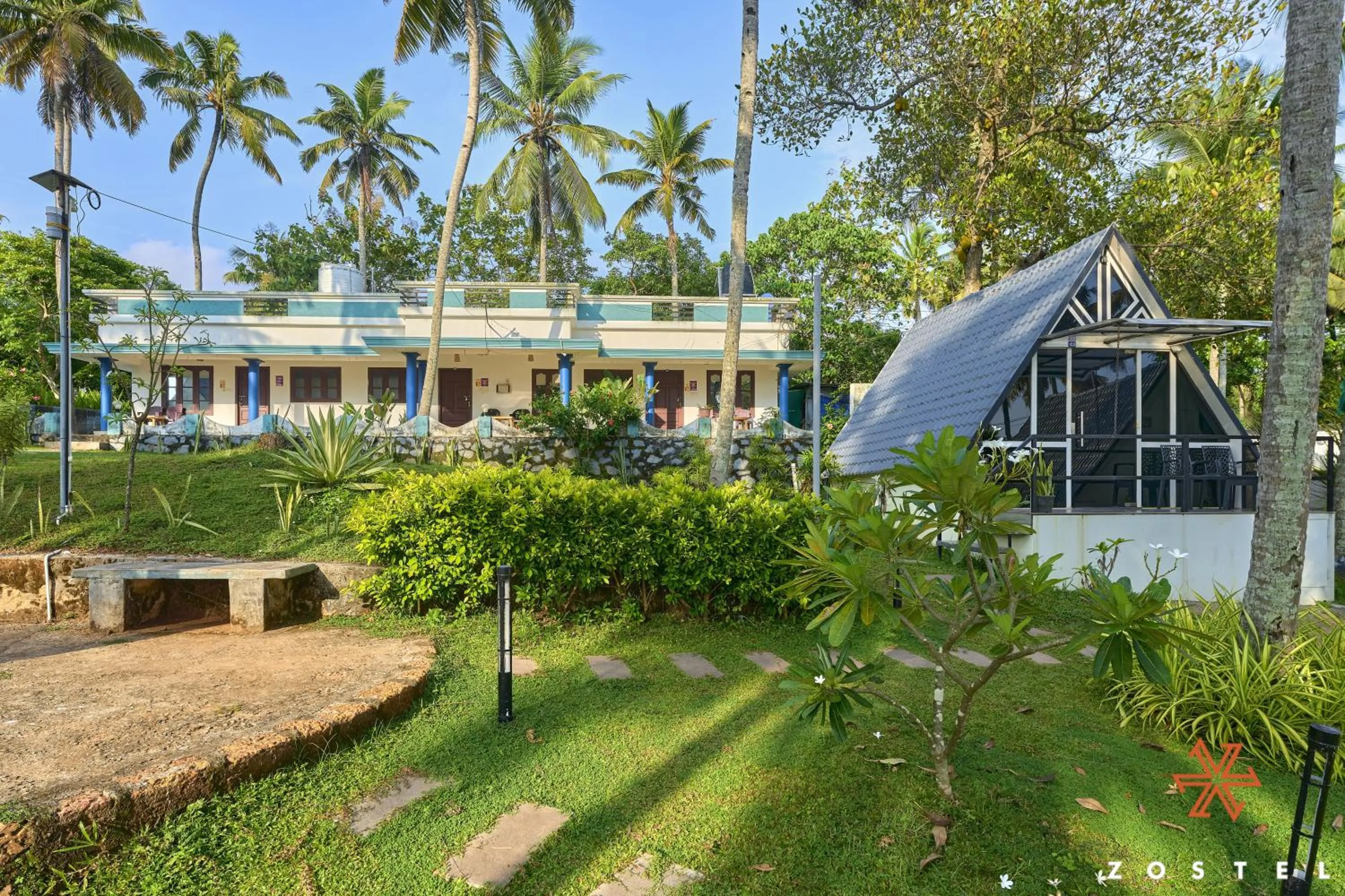 Property building in Zostel Varkala