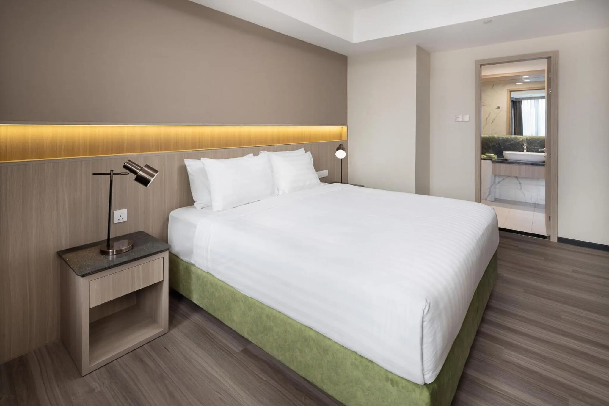 Bedroom, Bed in Park Avenue Clemenceau