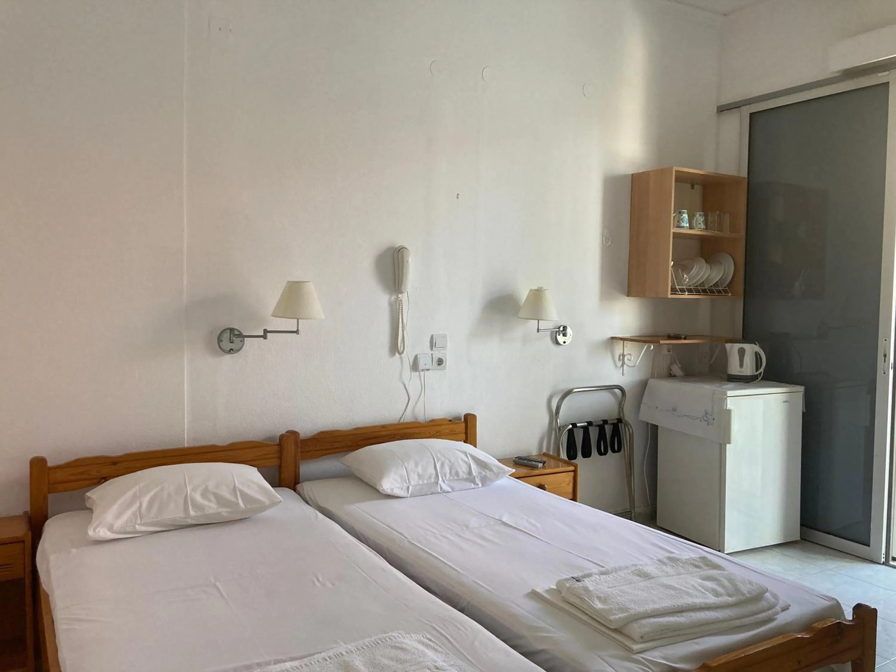 Bedroom, Bed in Hotel Galini
