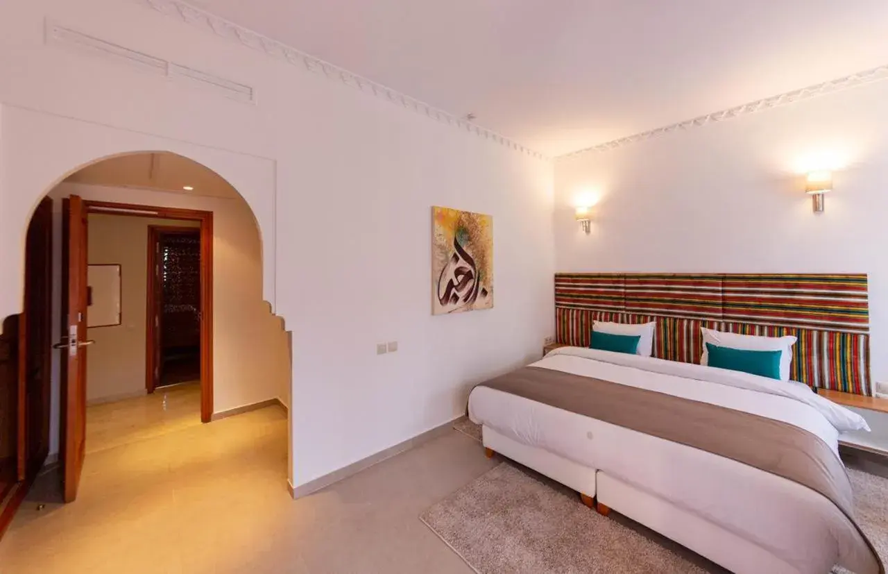 Bed in Hôtel Ibn Batouta Bed in Hôtel Ibn Batouta