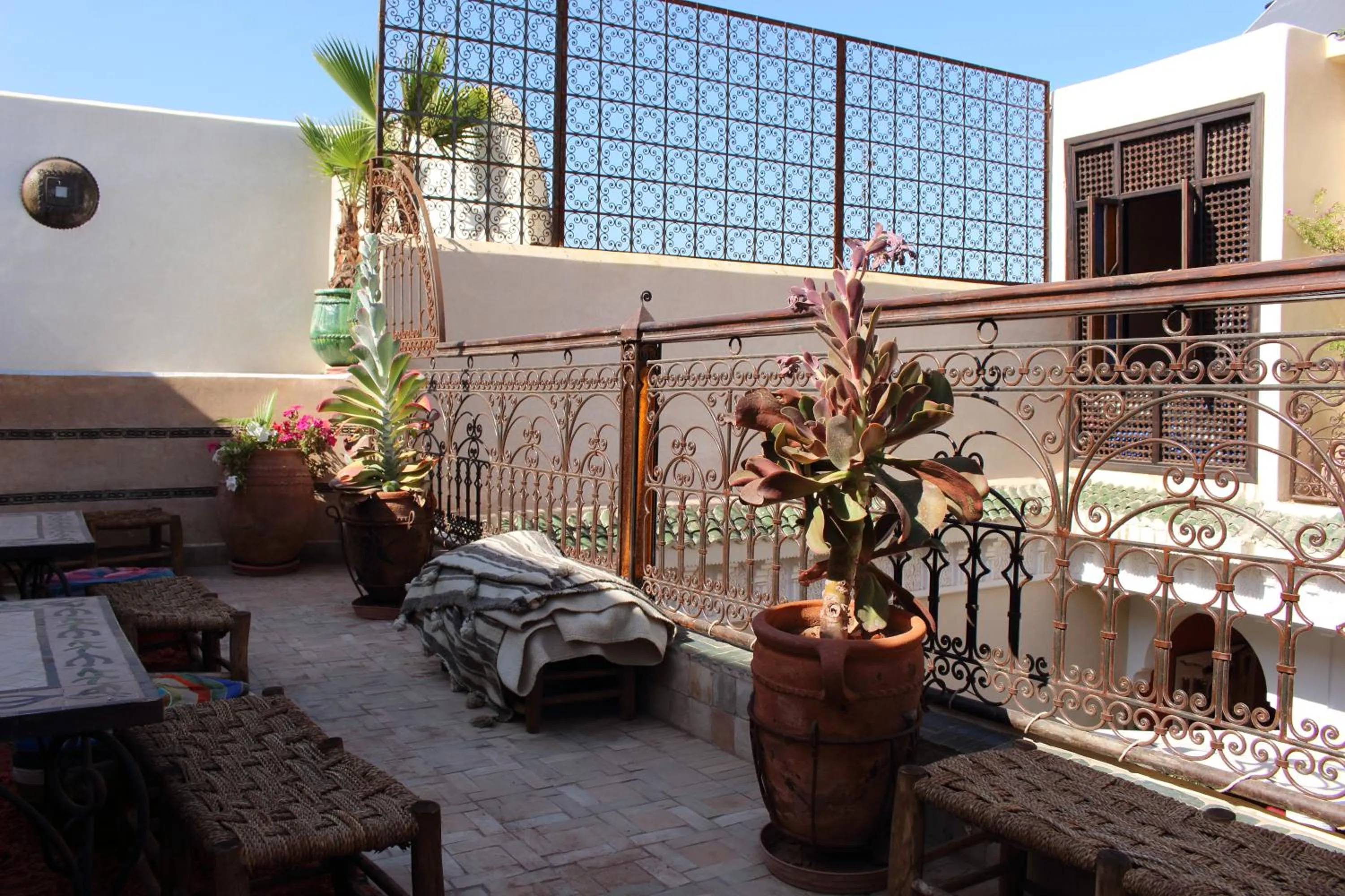 Balcony/Terrace in RIAD MAKENE MOUCHKILL