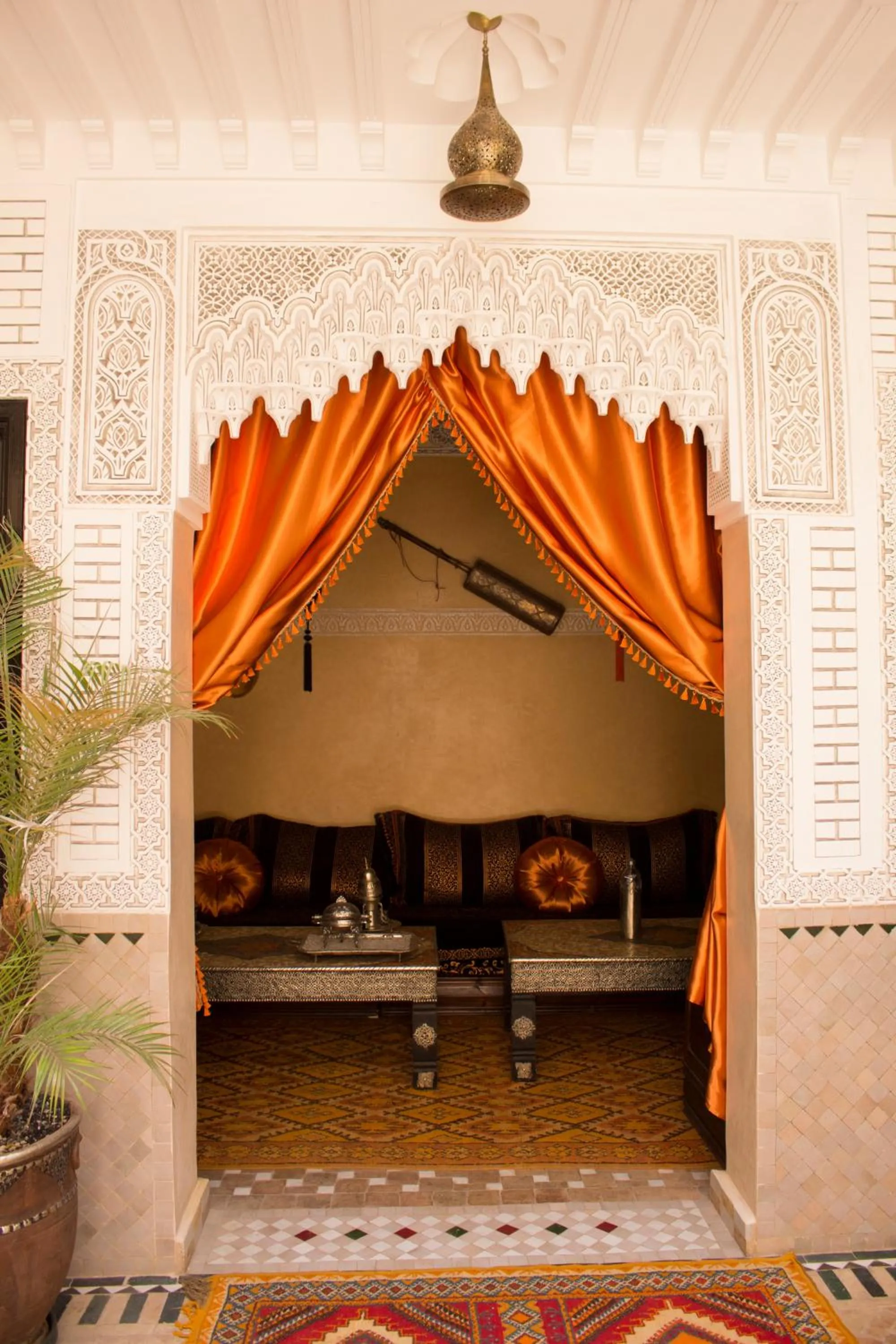 Living room in RIAD MAKENE MOUCHKILL