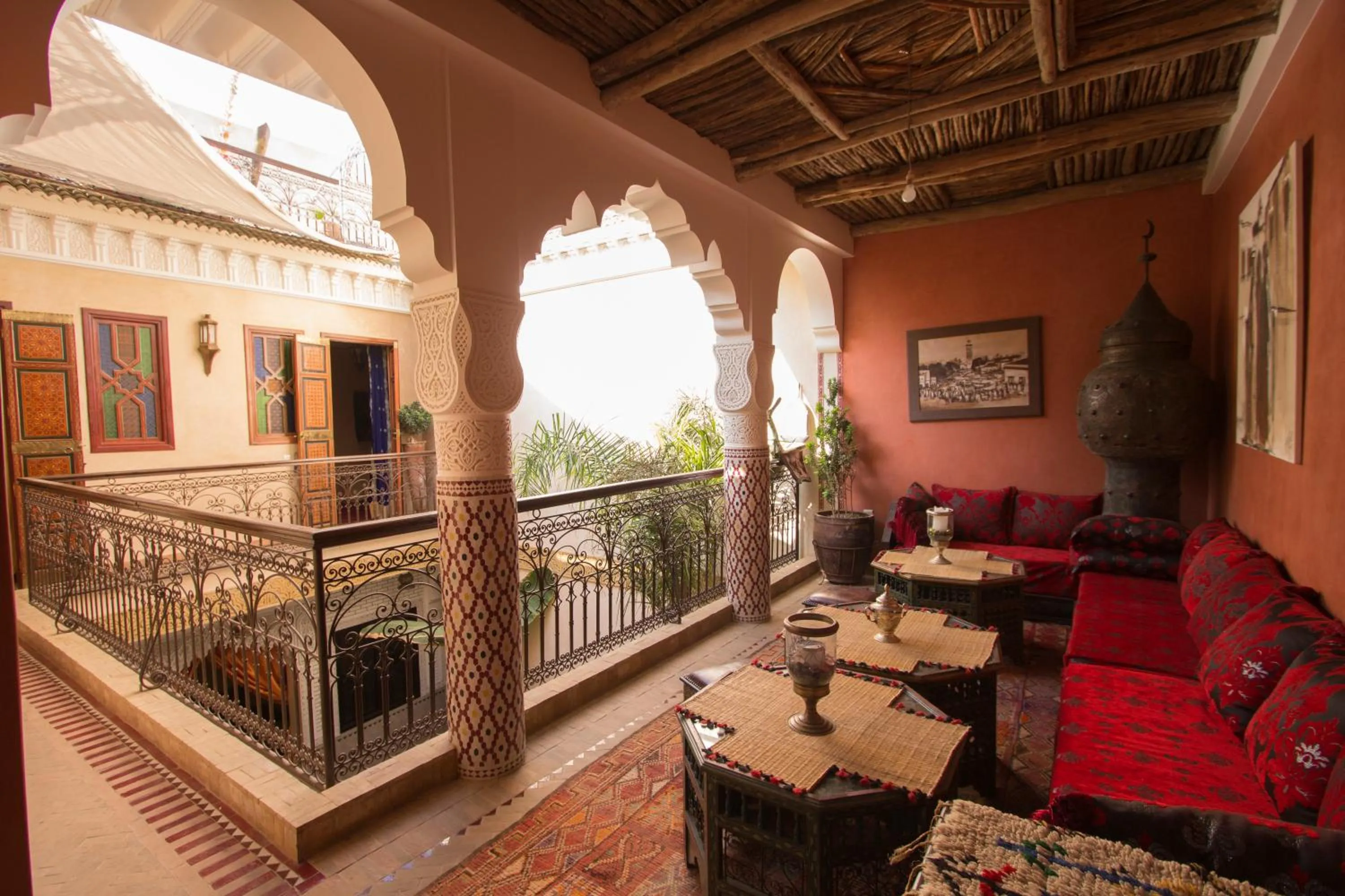 Living room in RIAD MAKENE MOUCHKILL