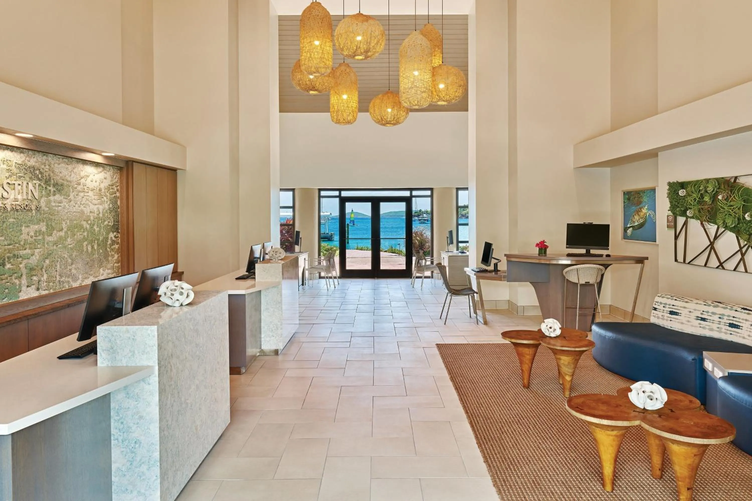 Lobby or reception in The Westin St. John Resort Villas