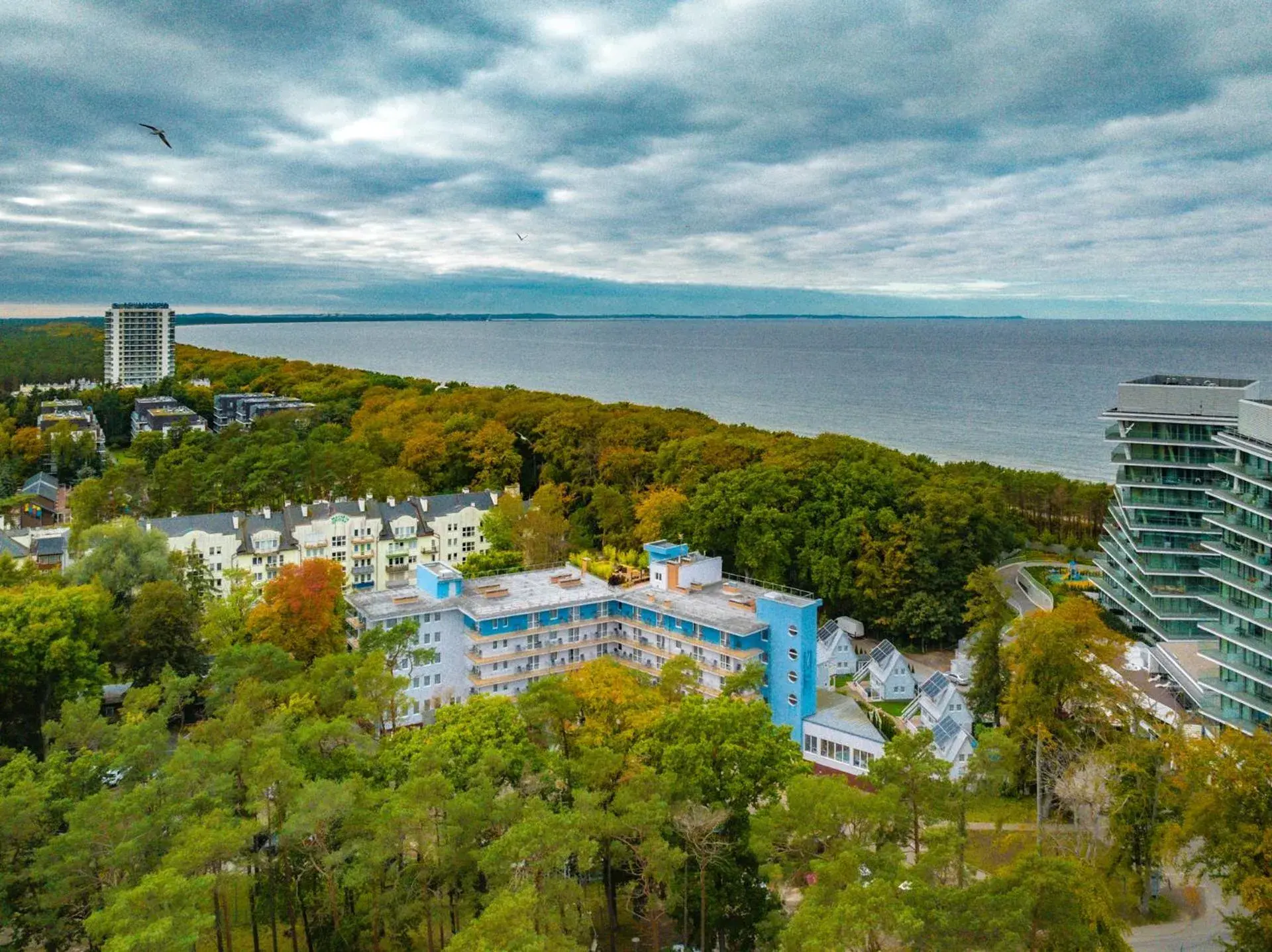 Sea view, Bird's-eye View in Spa Baginski & Chabinka