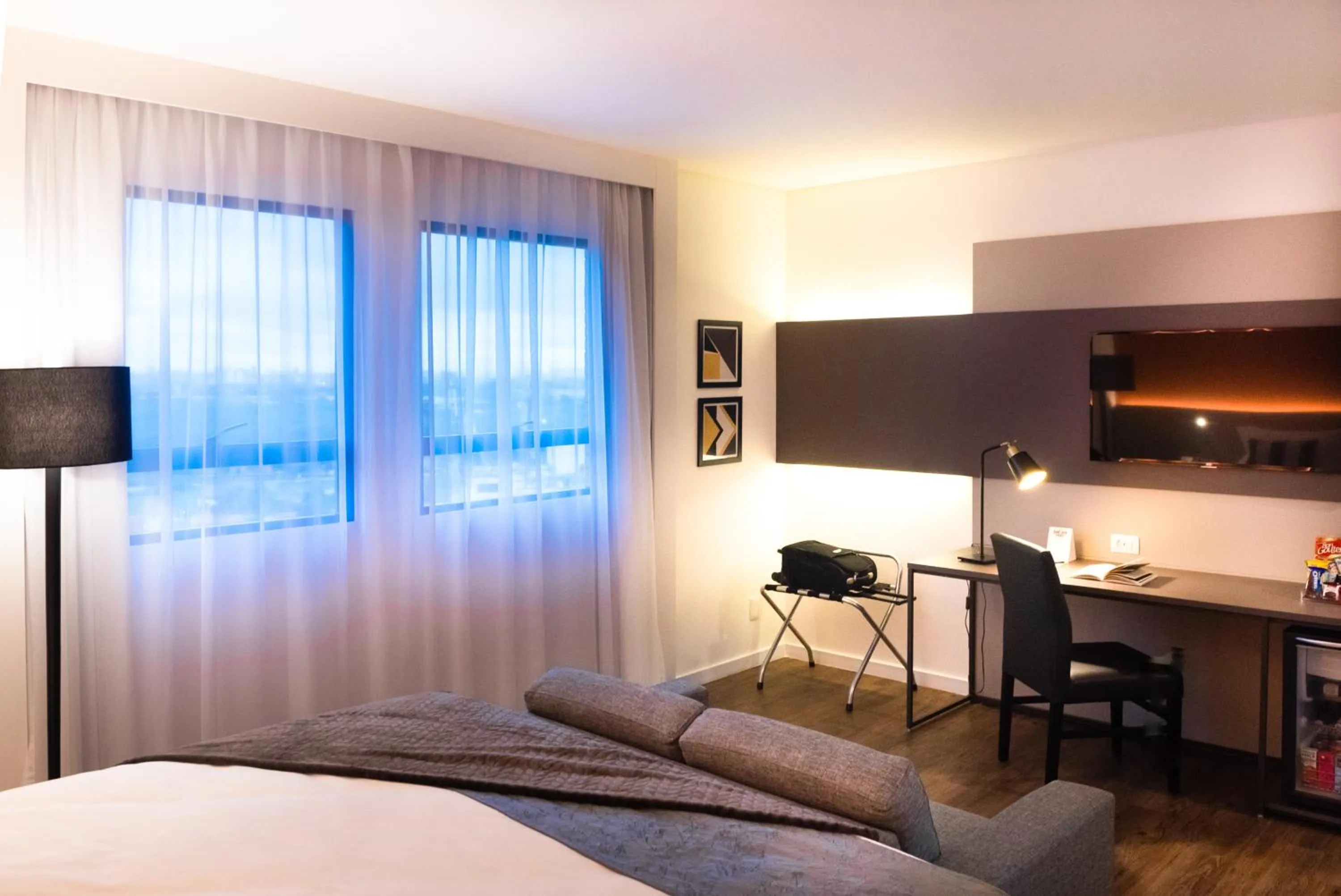 Decorative detail, Bed in Intercity São Paulo Anhembi