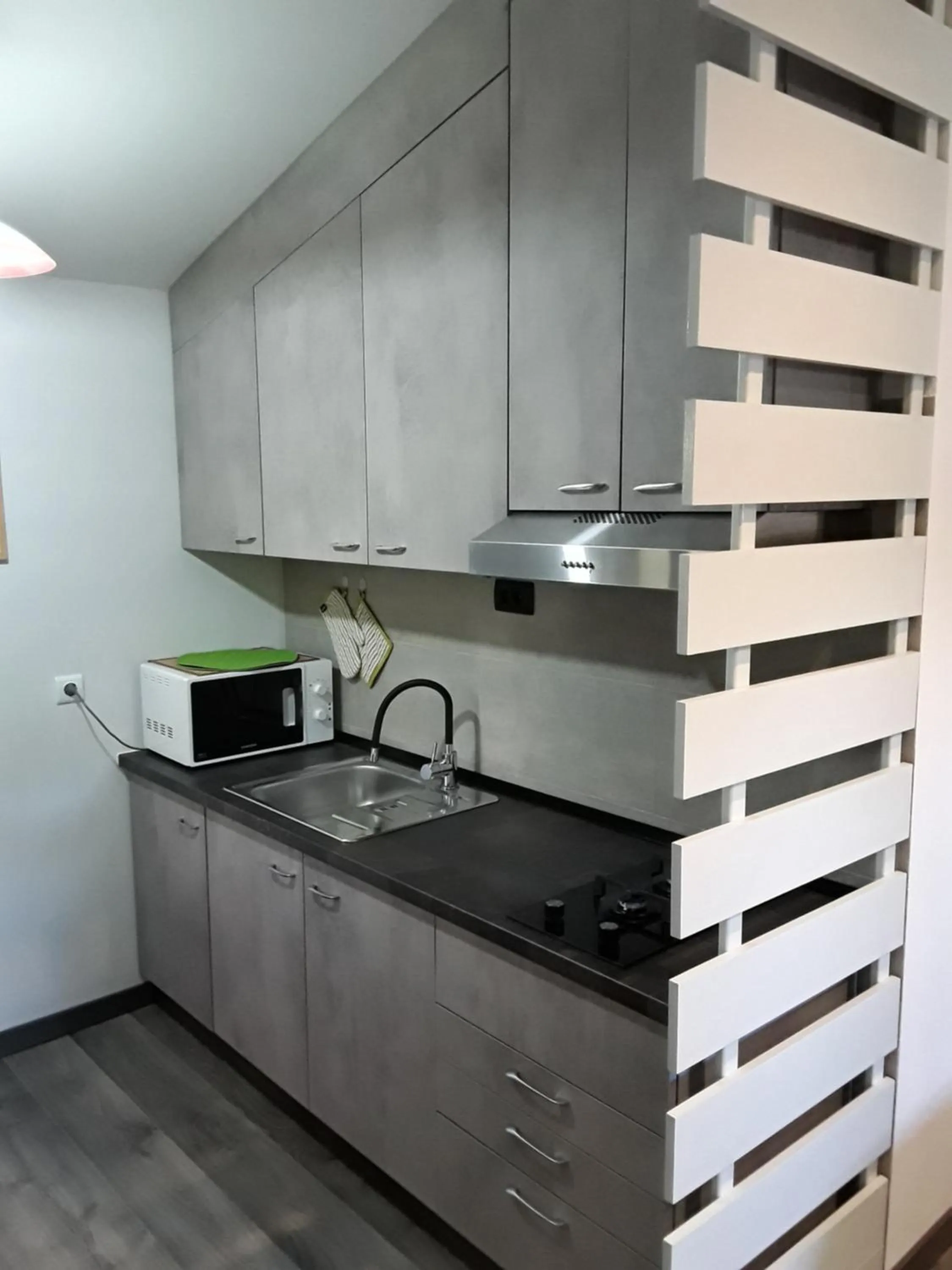 Kitchen or kitchenette in Apartman Studio Erin