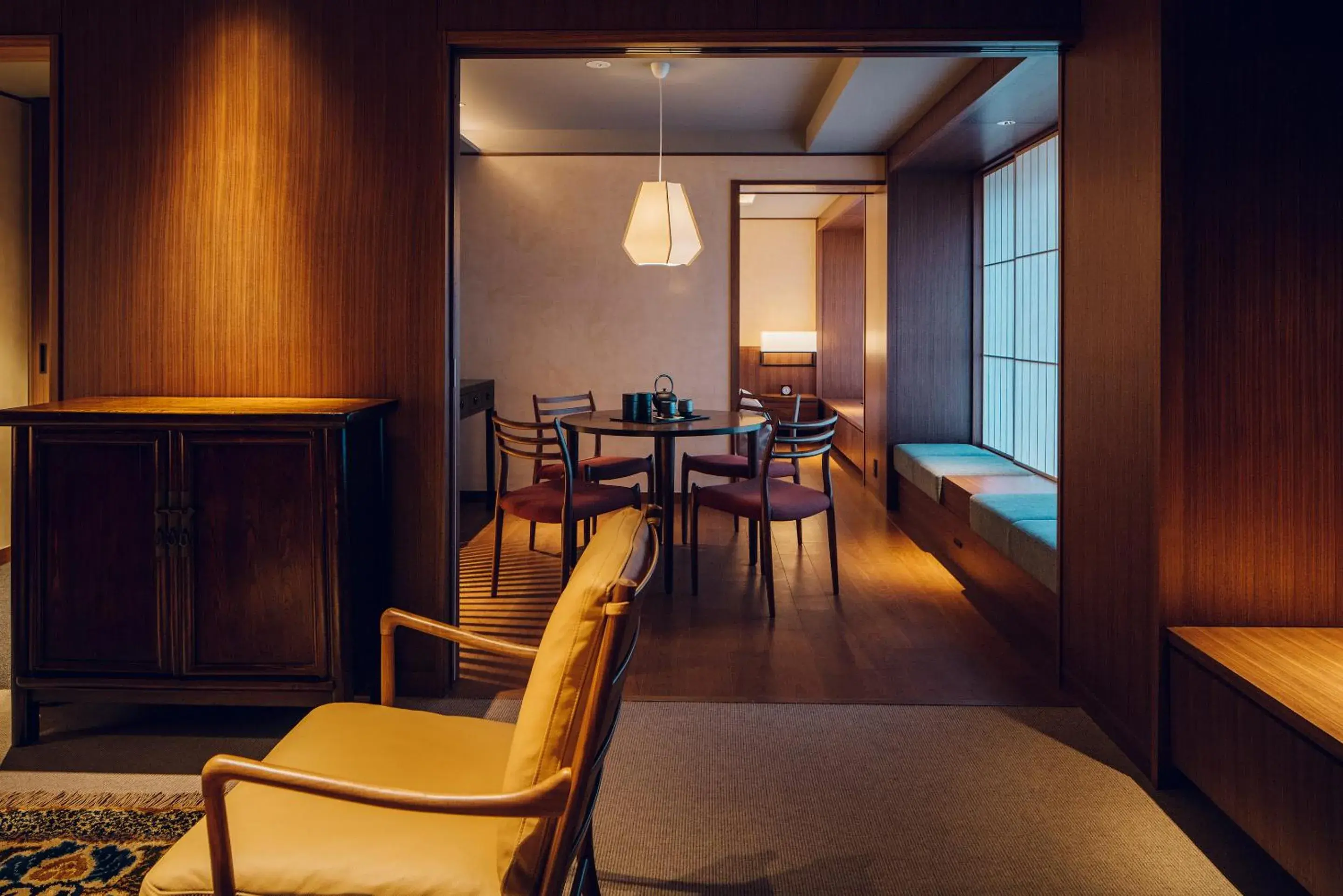 Living room in THE HIRAMATSU KYOTO Living room in THE HIRAMATSU KYOTO