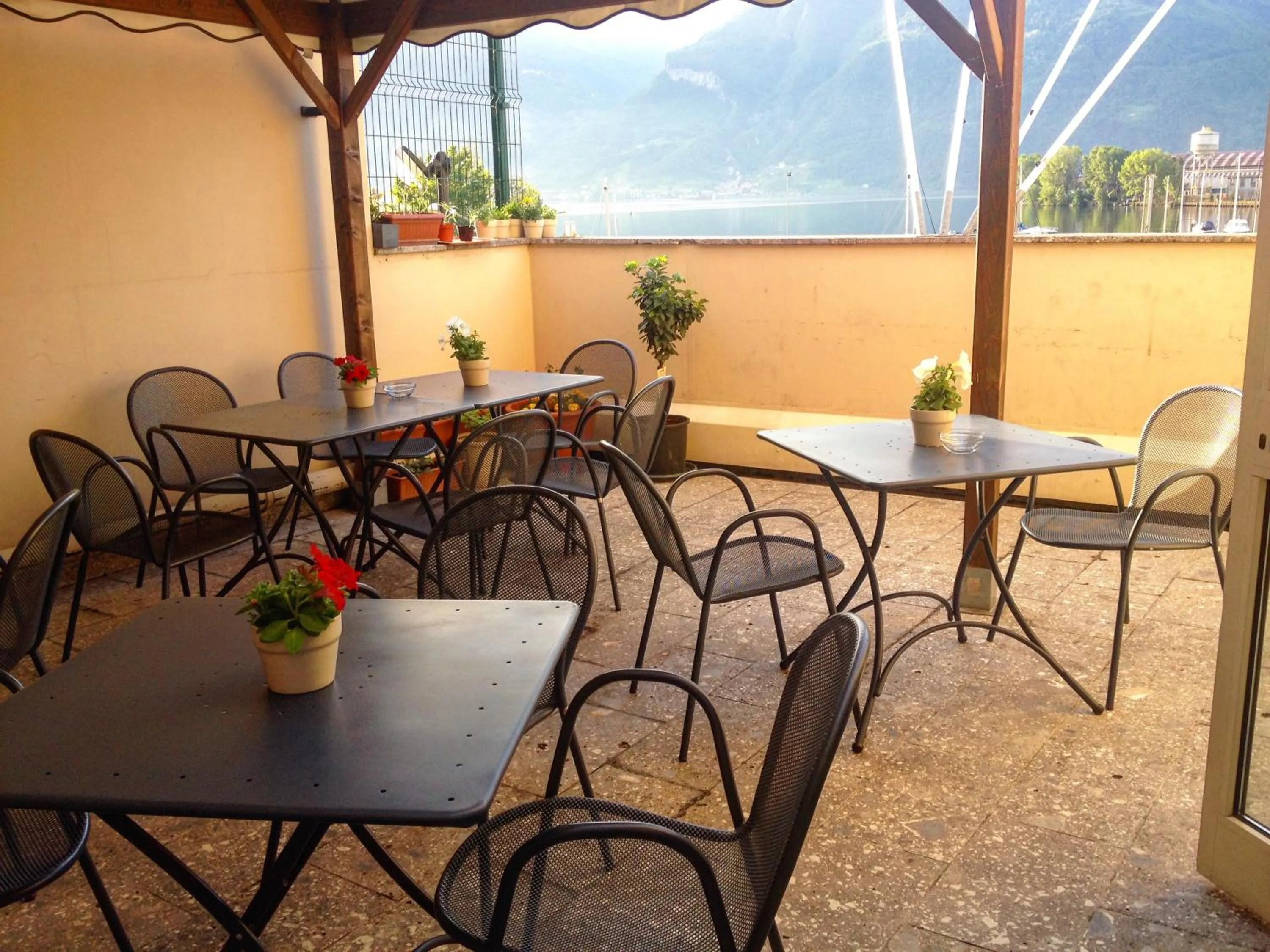 Balcony/Terrace in Ostello Del Porto