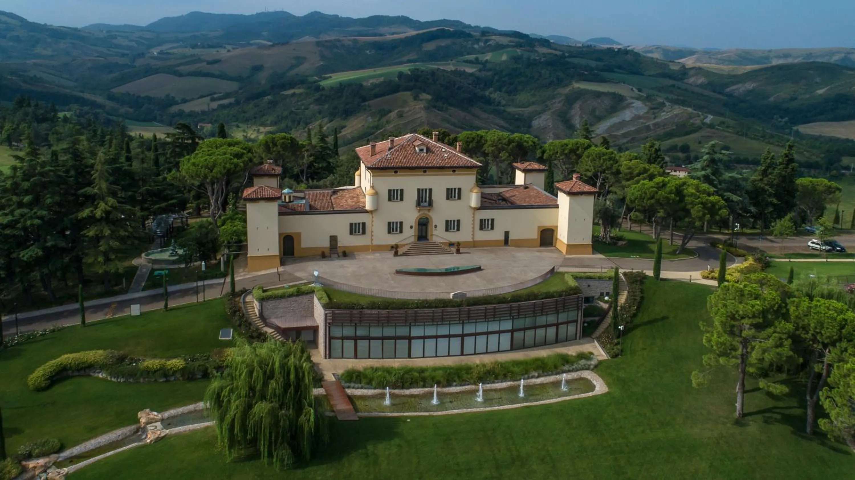 Bird's eye view in Palazzo di Varignana