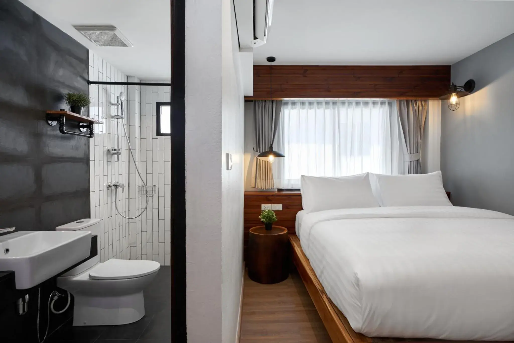 Bed in P2 Wood Loft Bed in P2 Wood Loft