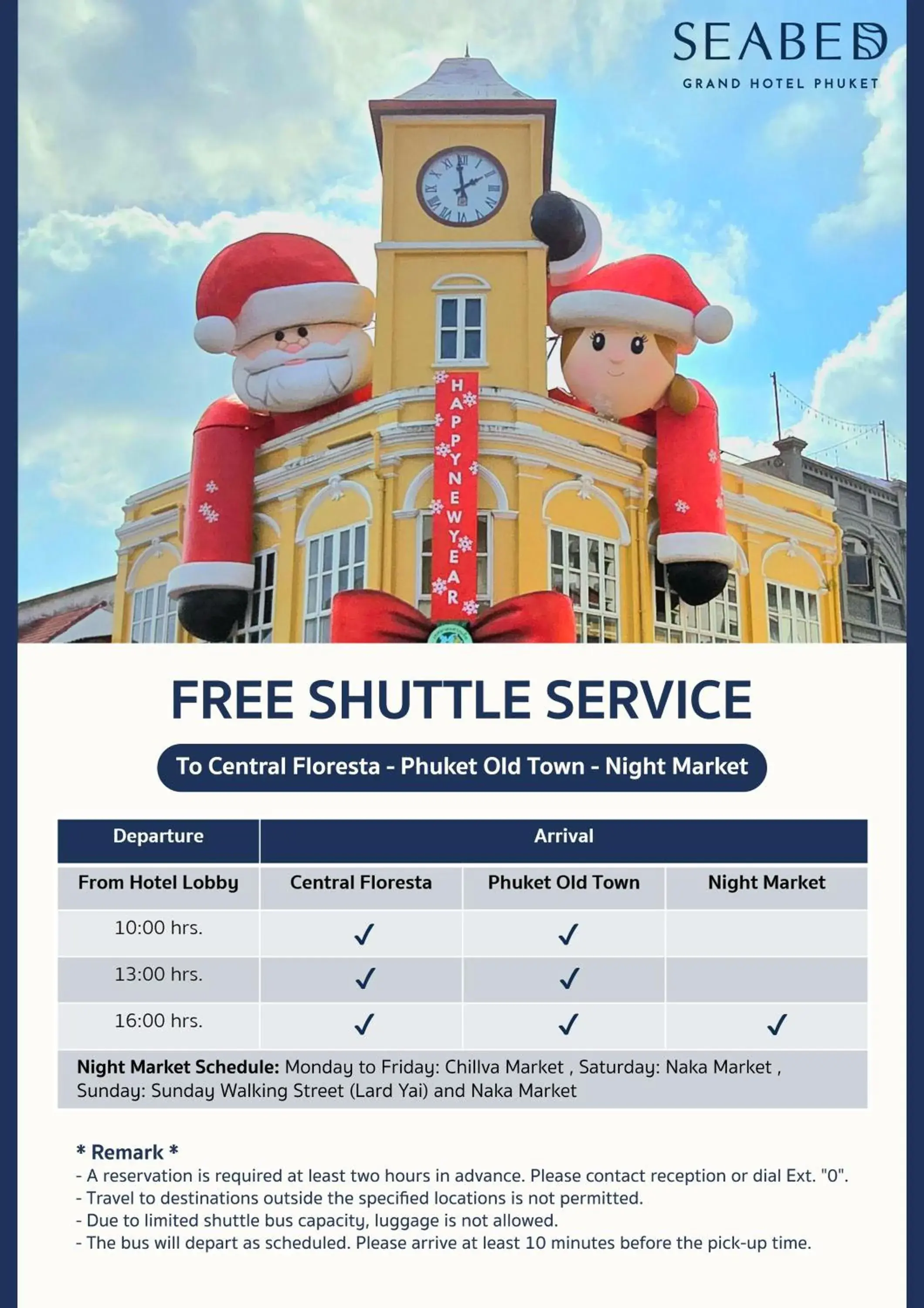 shuttle in Seabed Grand Hotel Phuket - SHA Extra Plus shuttle in Seabed Grand Hotel Phuket - SHA Extra Plus
