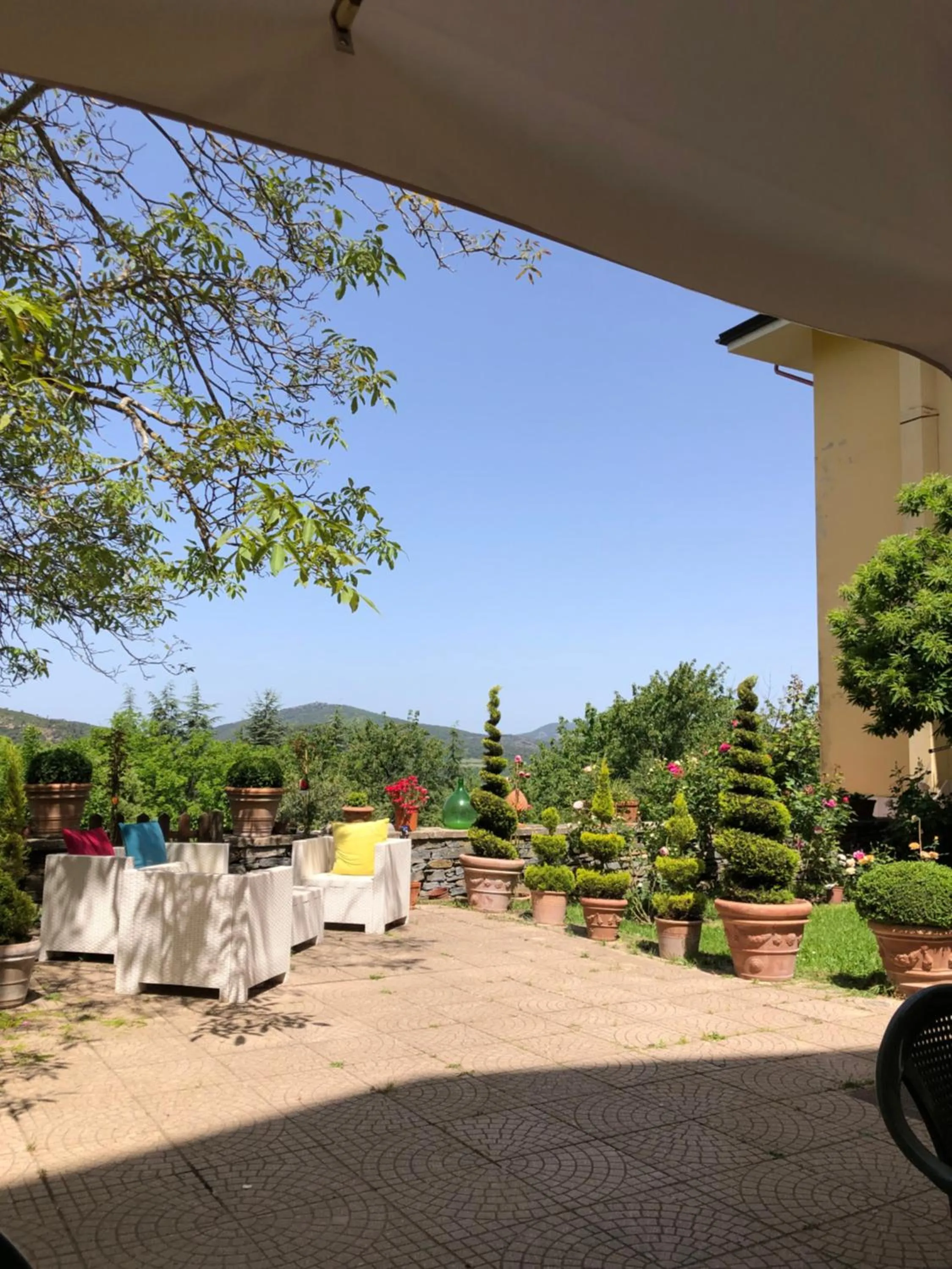 Garden view in Hotel La Capannina