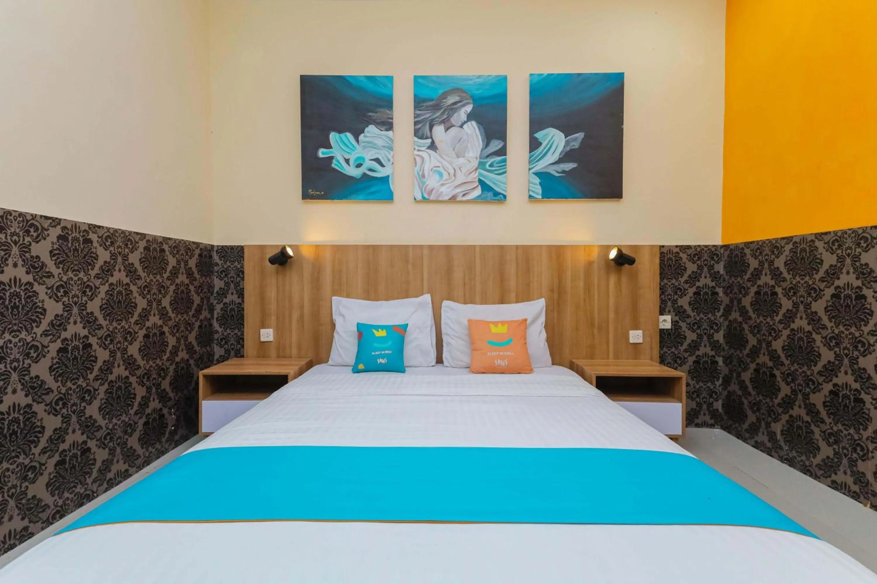 Bedroom, Bed in Sans Borobudur Homestay Banyuwangi