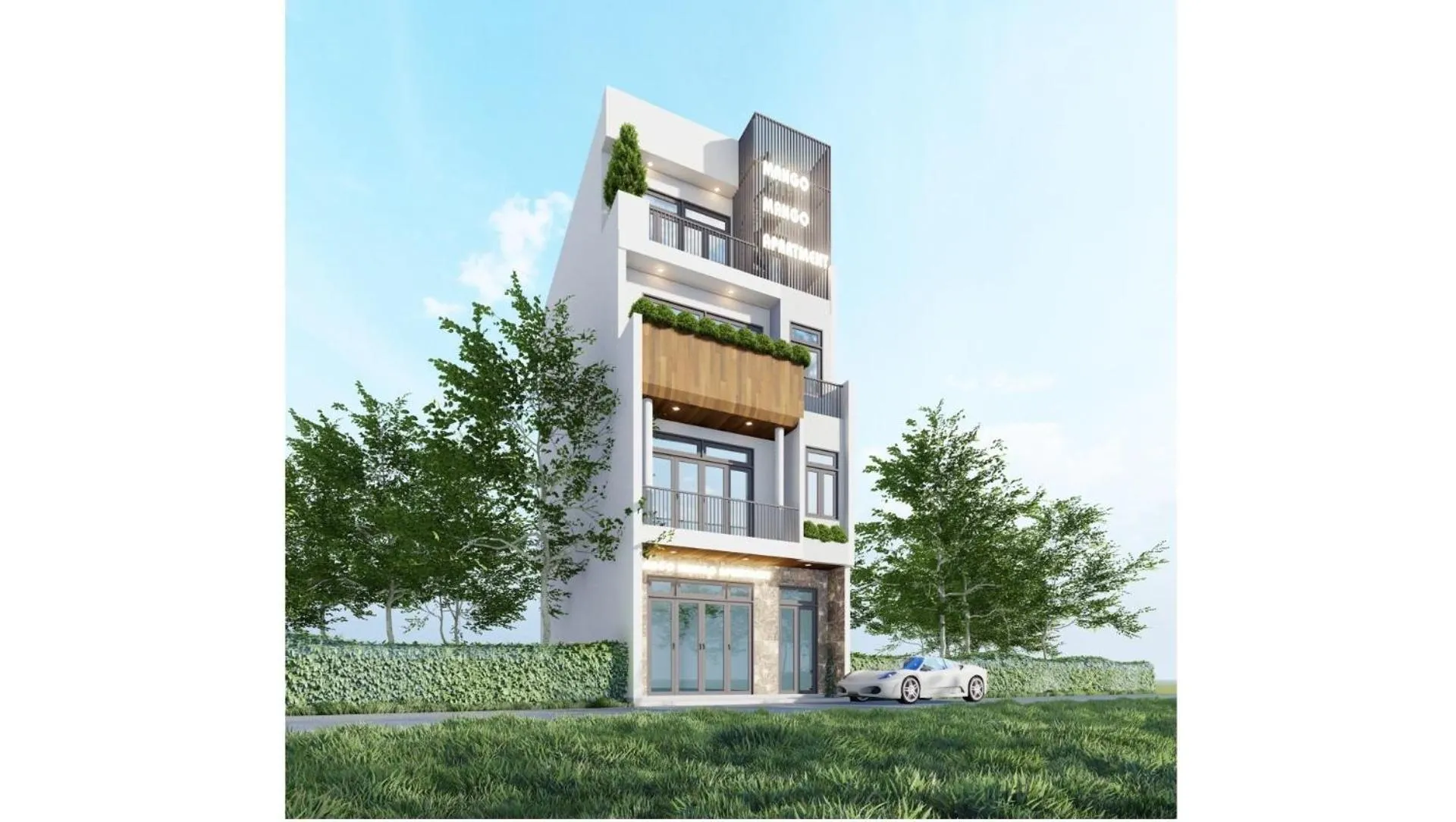 Property building in MANGO MANGO HOTEL & APARTMENT