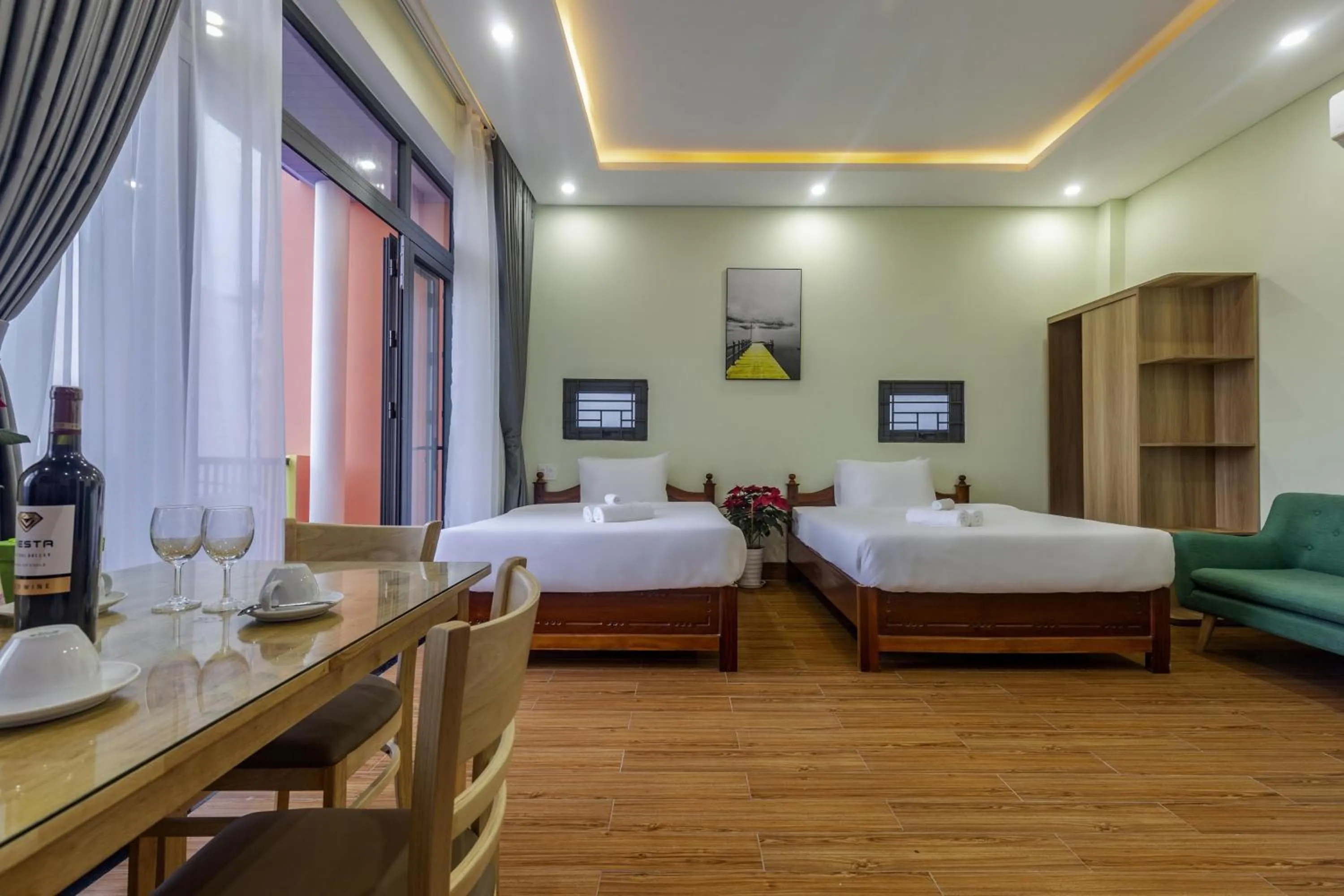 Bed in MANGO MANGO HOTEL & APARTMENT