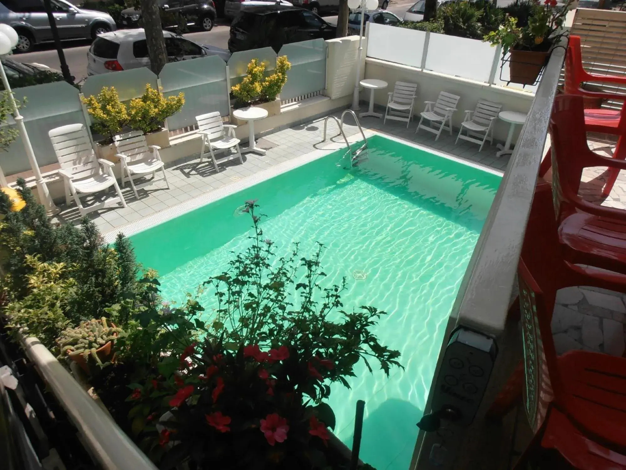 Swimming pool, Pool View in Hotel Arno Rimini