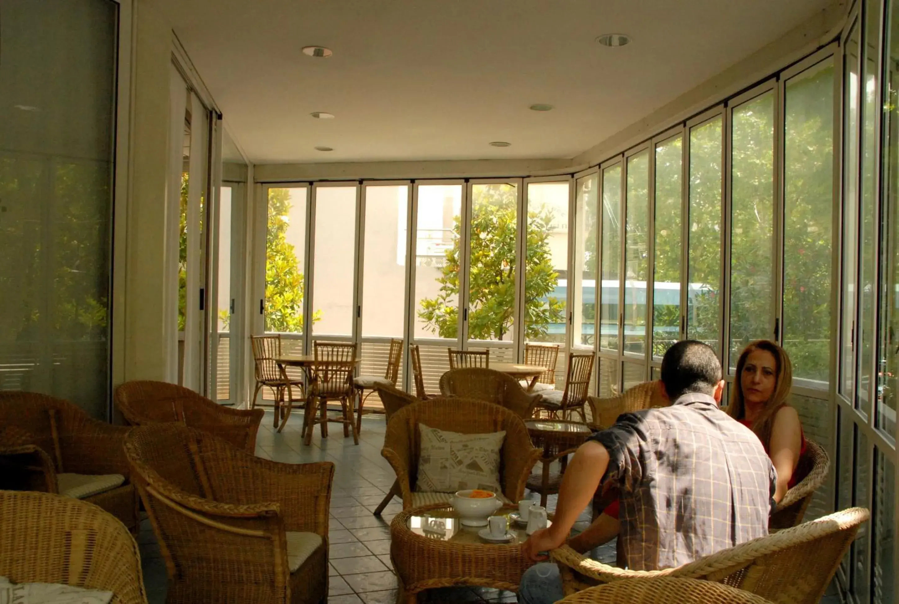 Balcony/Terrace in Hotel Arno Rimini