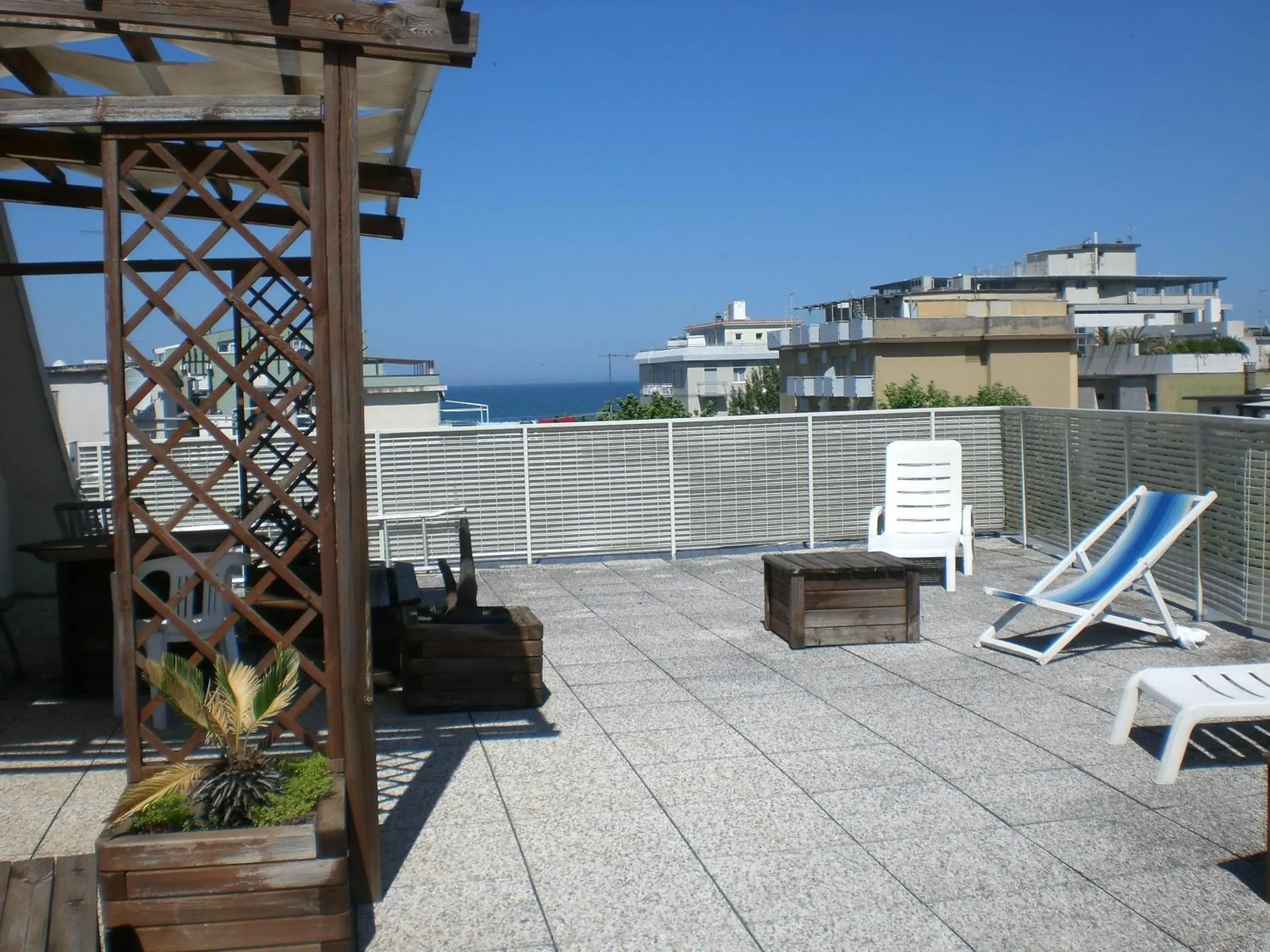 Balcony/Terrace in Hotel Arno Rimini