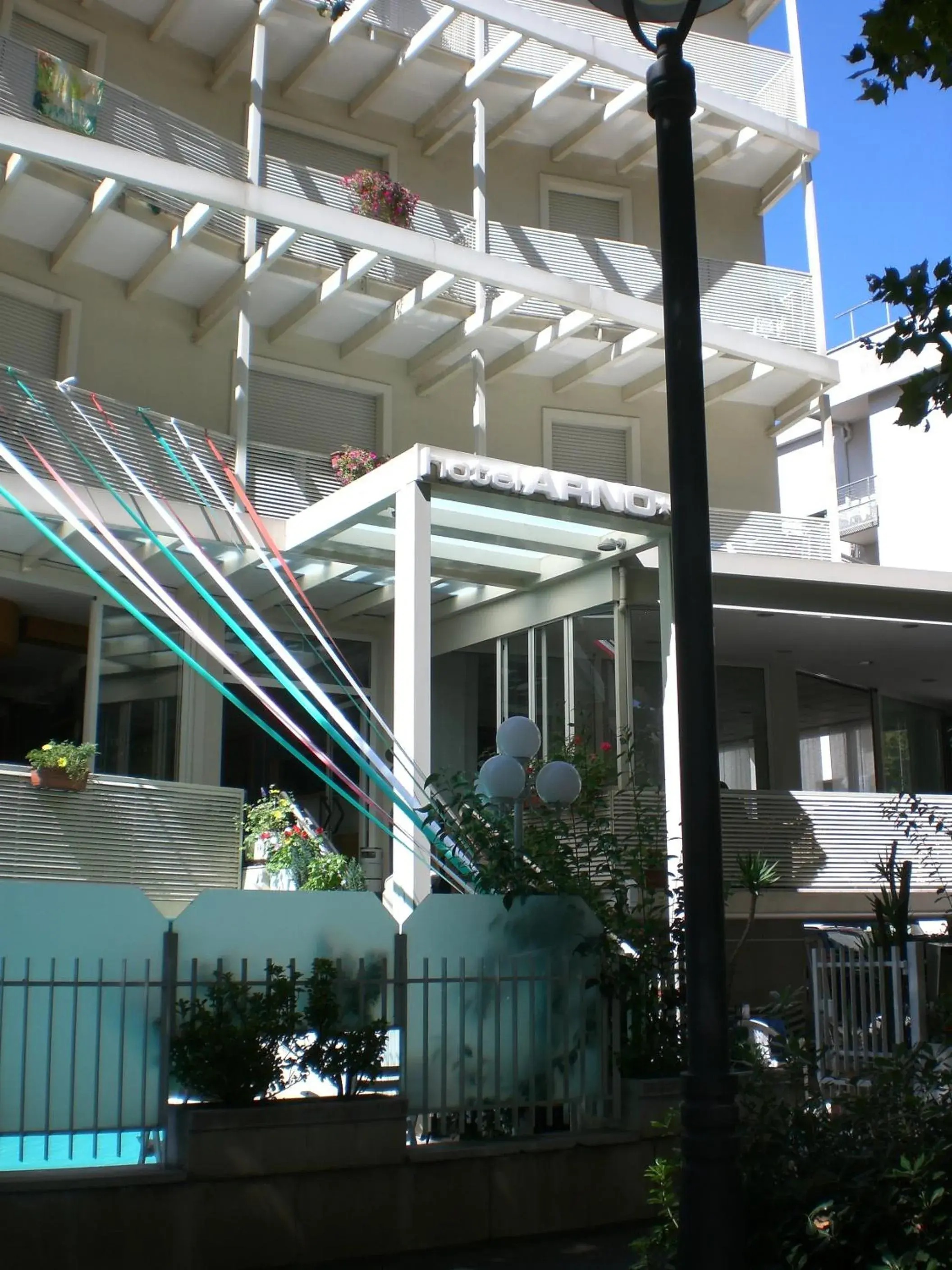 Facade/entrance, Property Building in Hotel Arno Rimini