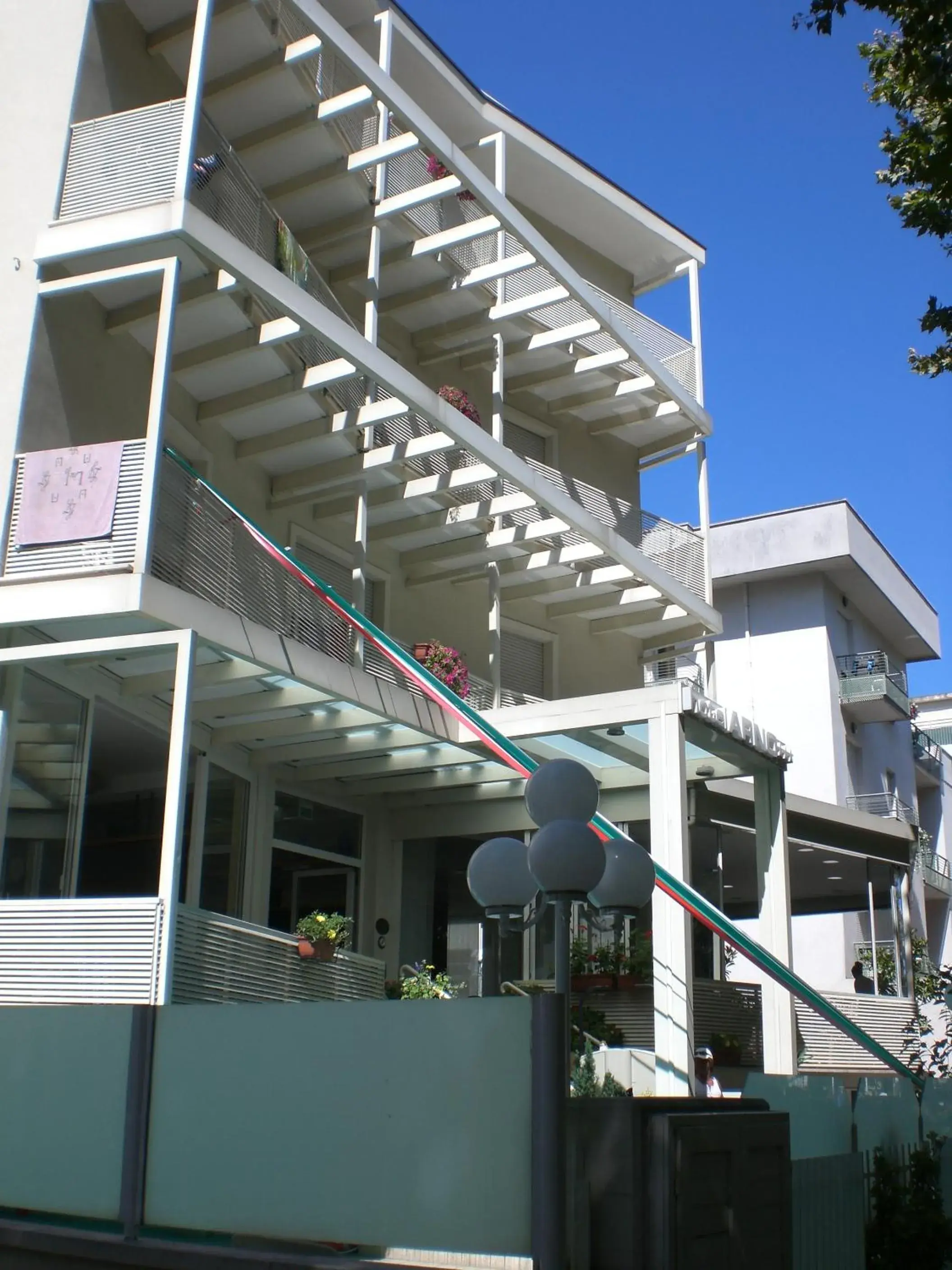 Facade/entrance, Property Building in Hotel Arno Rimini