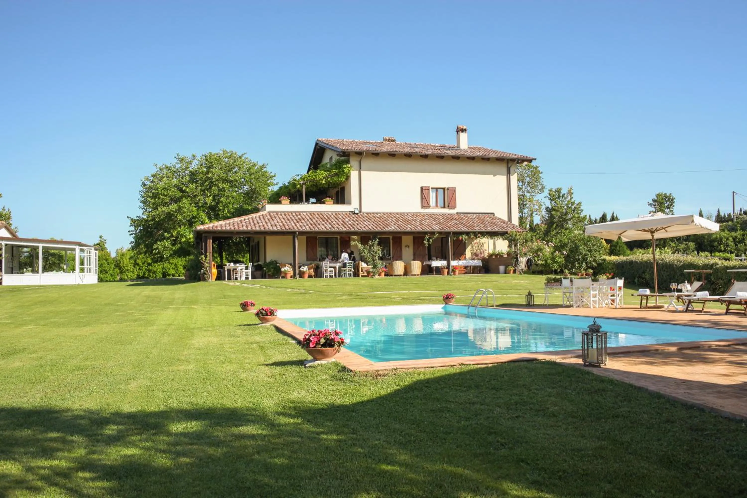 Pool view in Casa Tentoni - Guest House