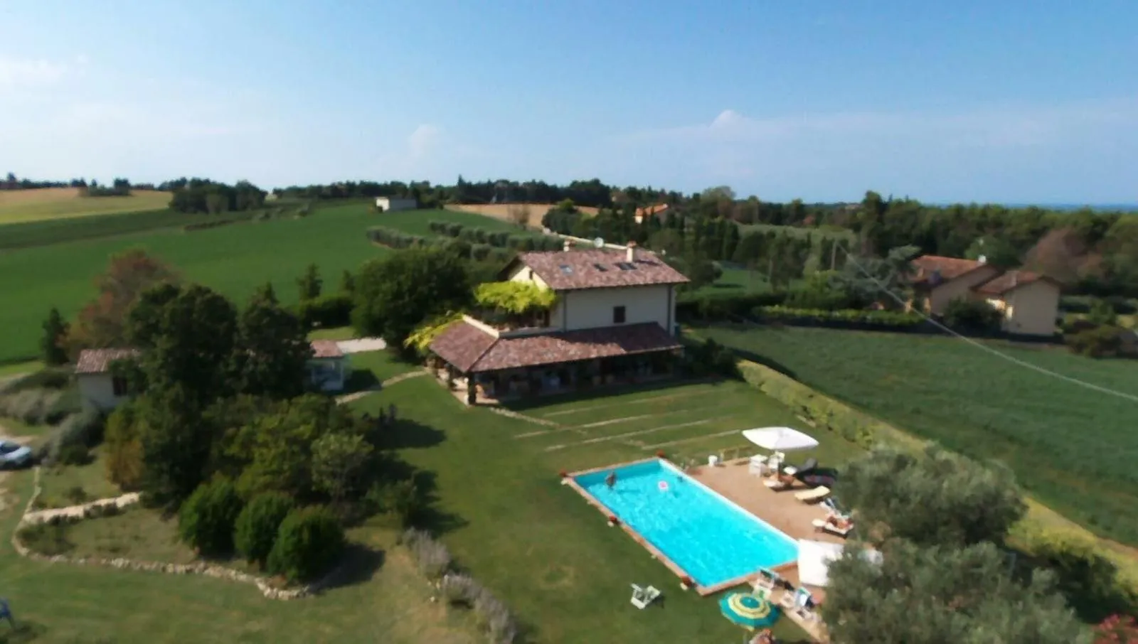 Swimming pool in Casa Tentoni - Guest House