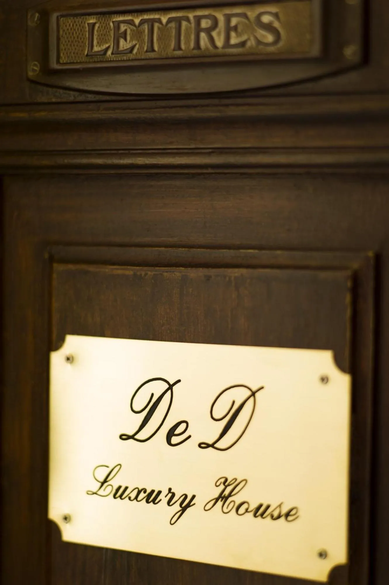 Facade/entrance in DD Luxury House