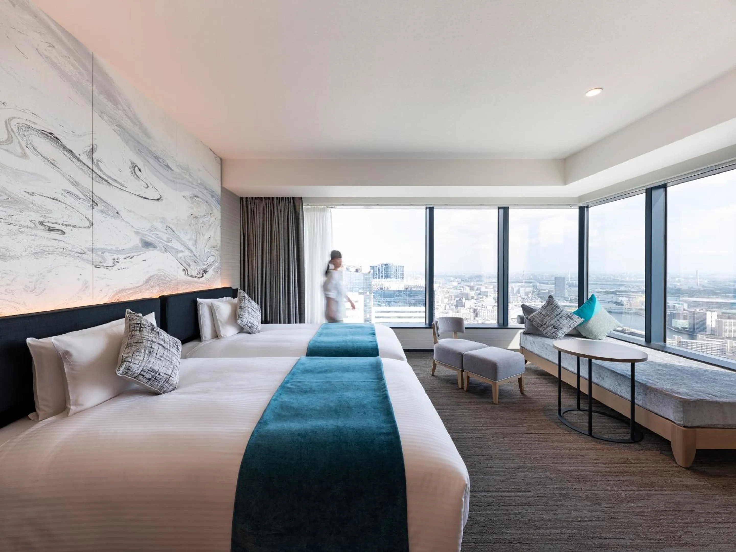 Photo of the whole room, Bed in Mitsui Garden Hotel Toyosu Premier - Tokyo