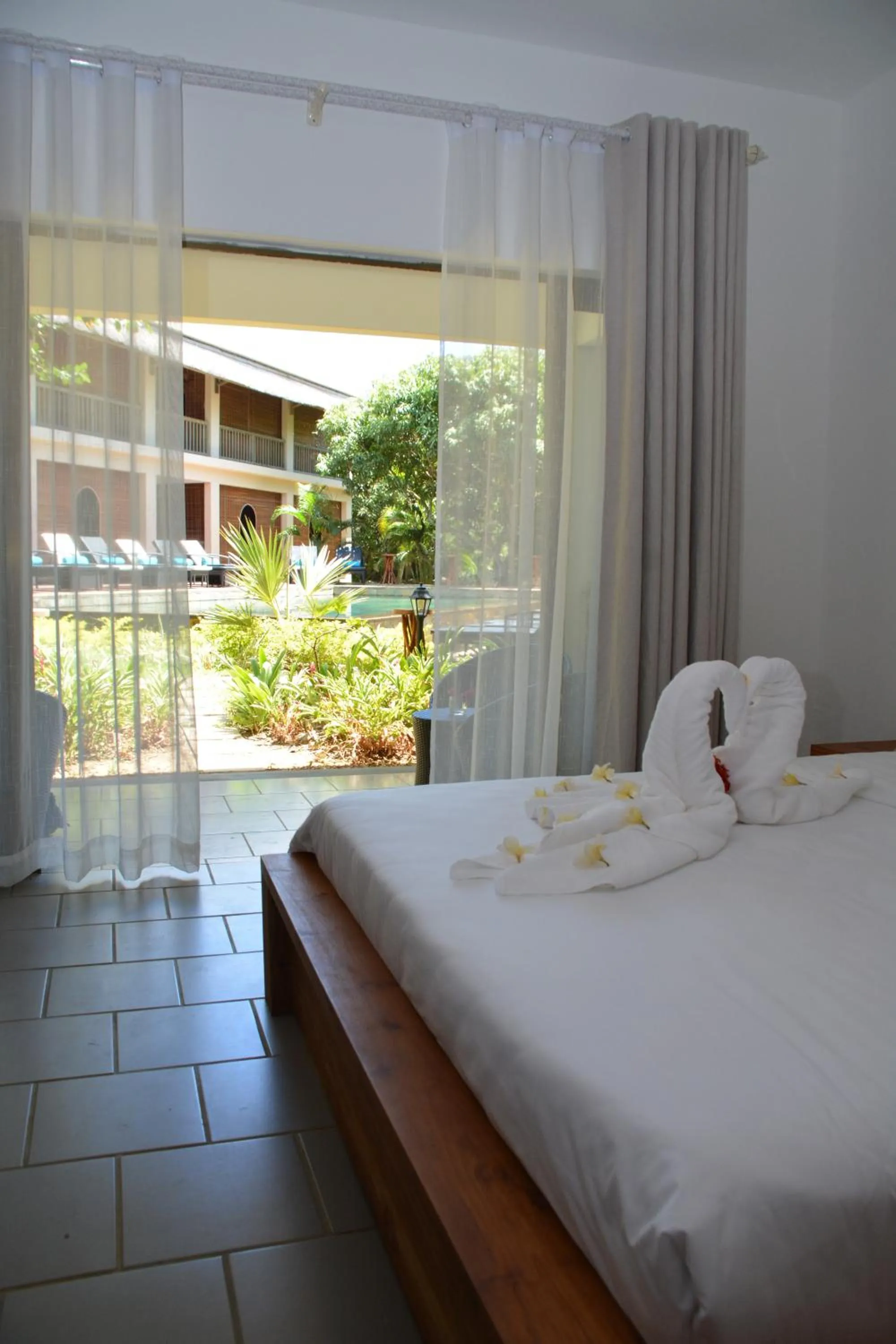 Bed in The Garden Lodge Pereybere - Piscine & Jardin