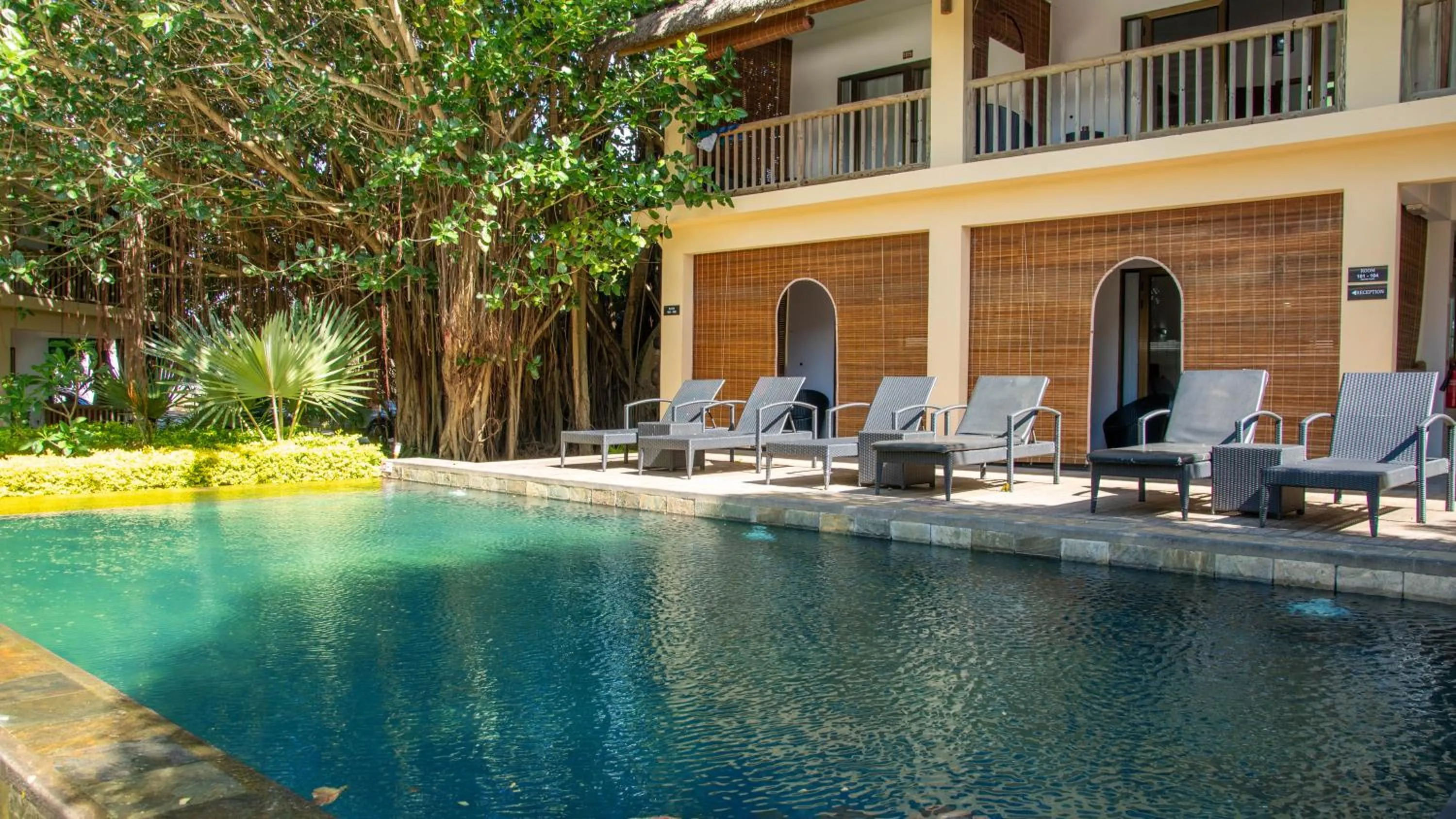Swimming pool in The Garden Lodge Pereybere - Piscine & Jardin