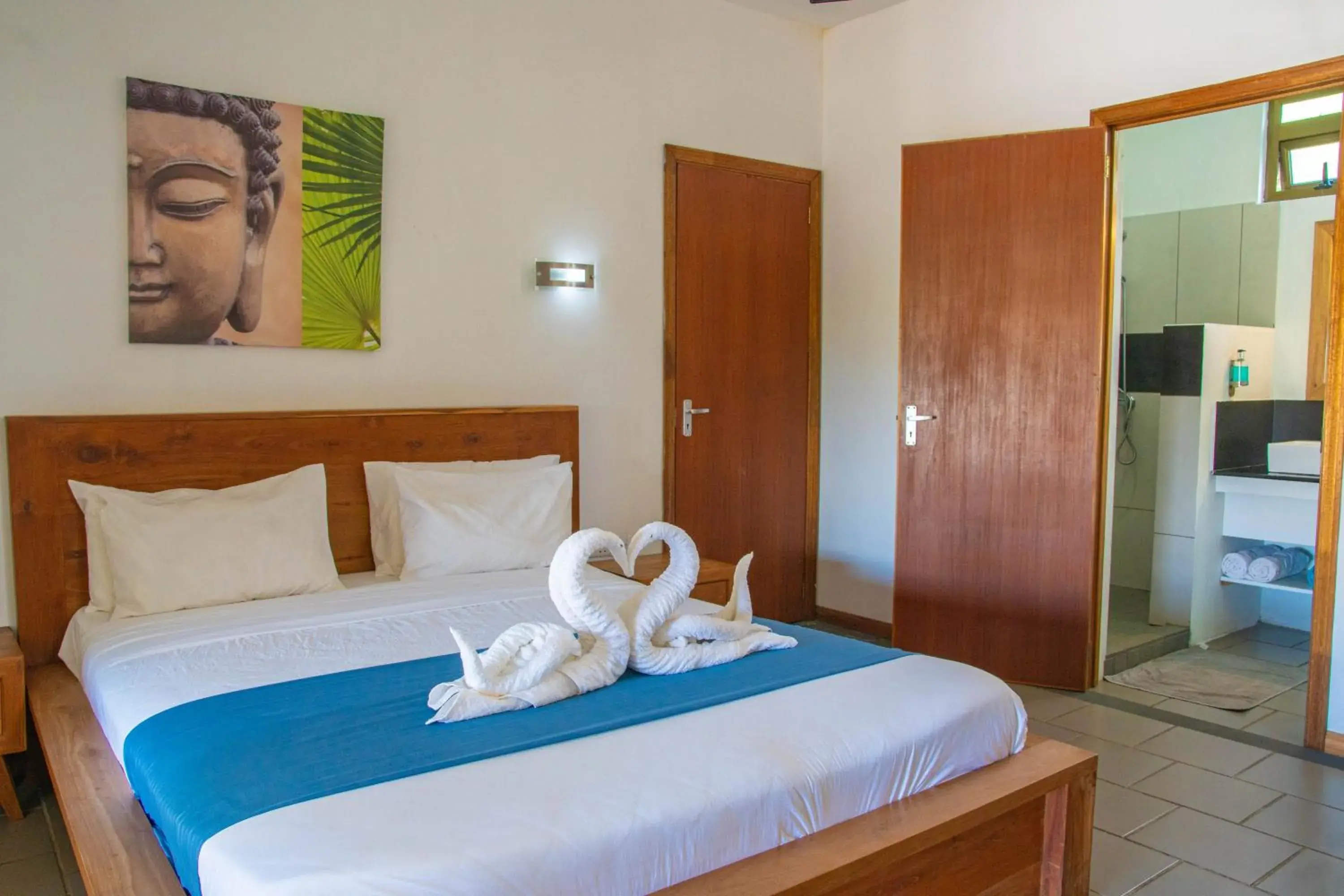 Quadruple Room with Garden View in The Garden Lodge Pereybere - Piscine & Jardin Quadruple Room with Garden View in The Garden Lodge Pereybere - Piscine & Jardin