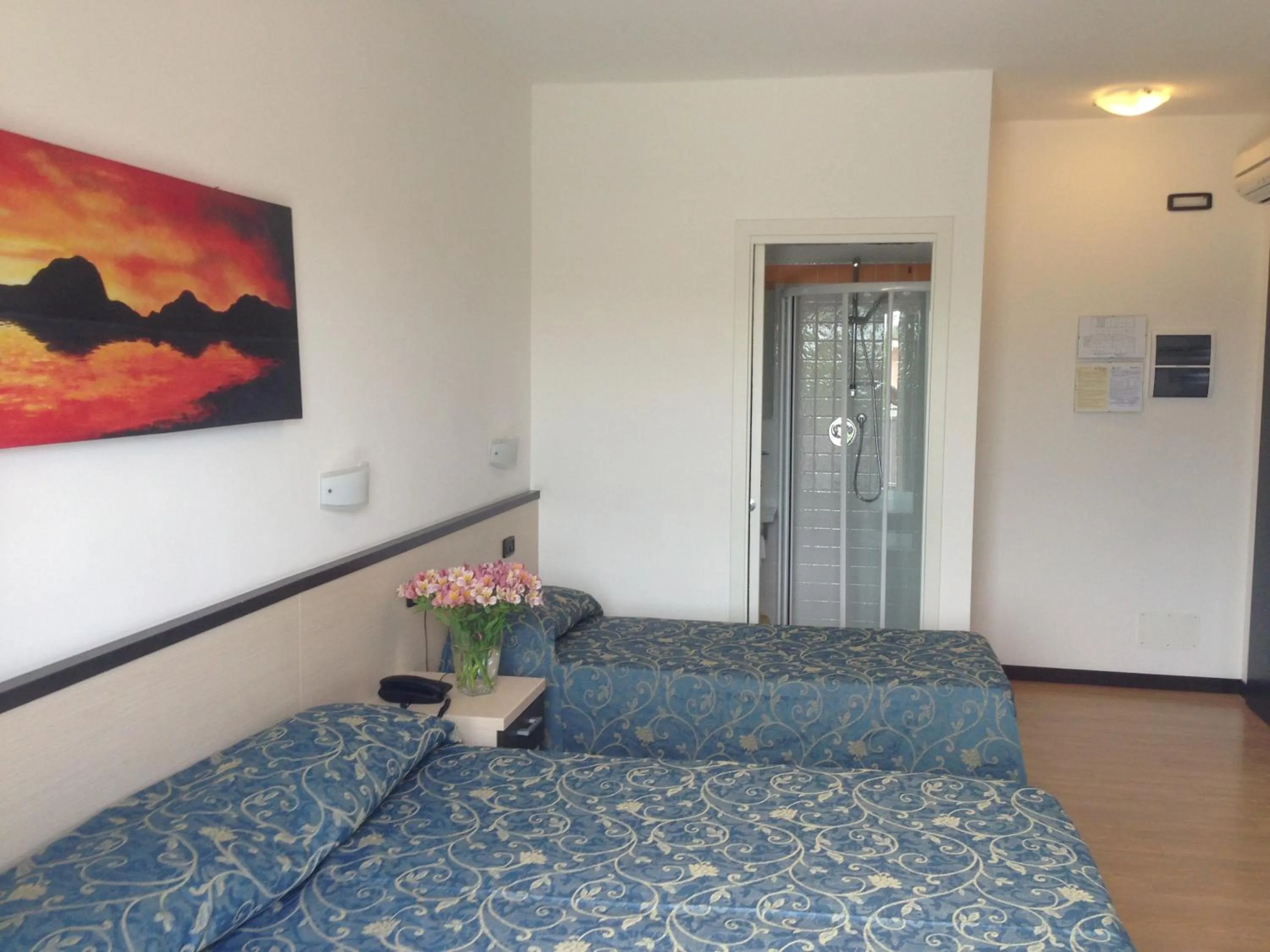 Bed in Hotel Al Fogo