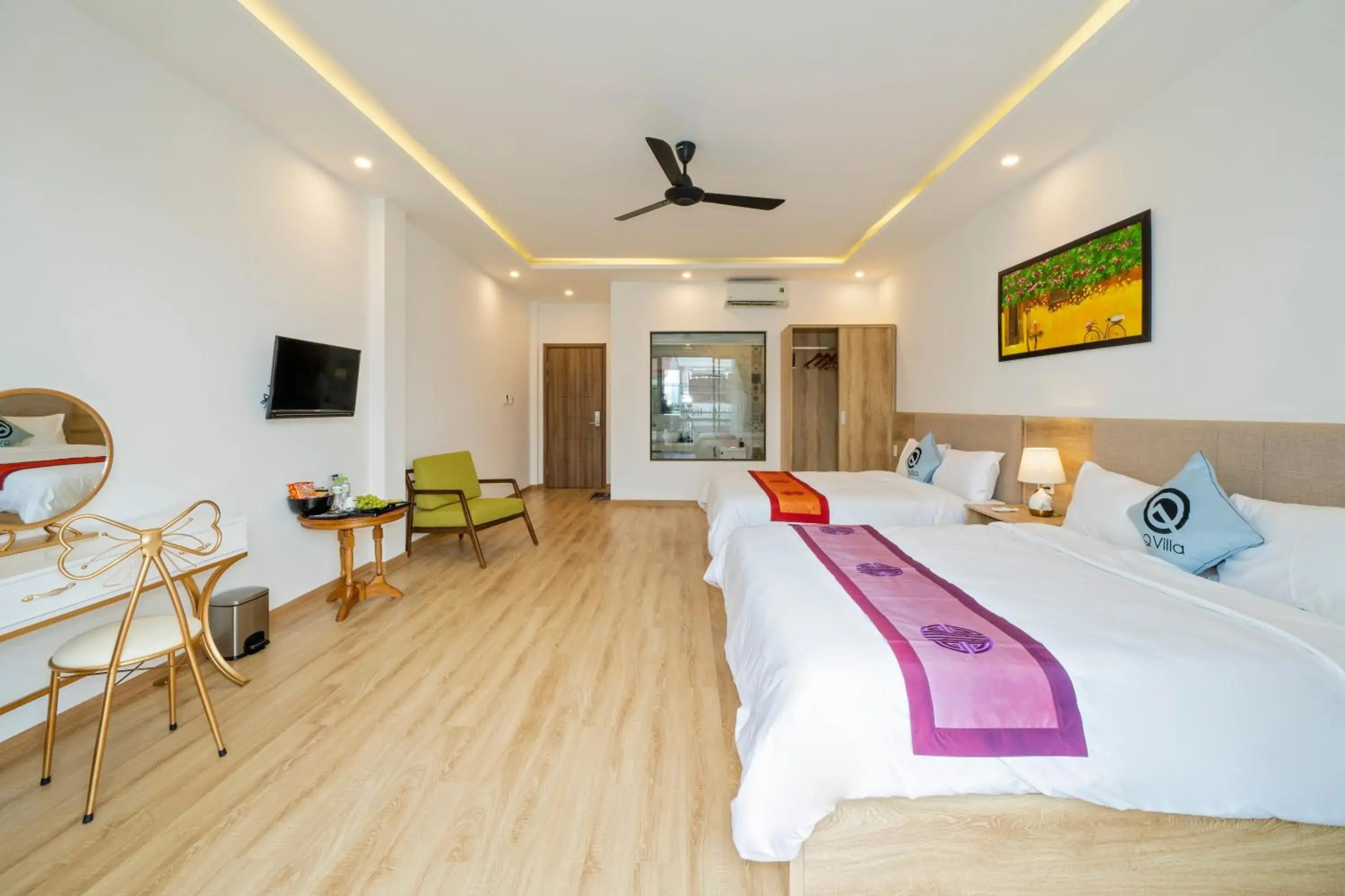 Photo of the whole room, Bed in Q Villa Hoi An Photo of the whole room, Bed in Q Villa Hoi An