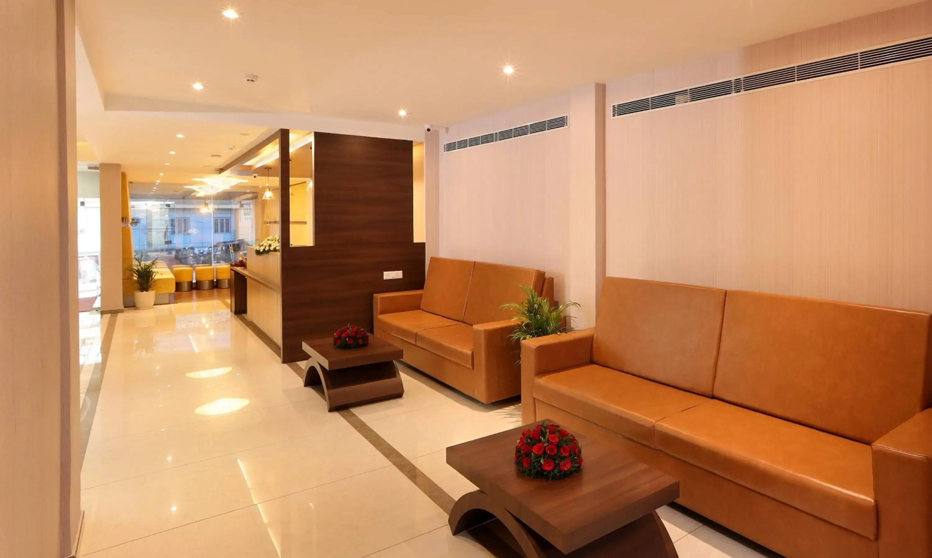 Lobby or reception in Flora Charishma Residency Aluva Lobby or reception in Flora Charishma Residency Aluva