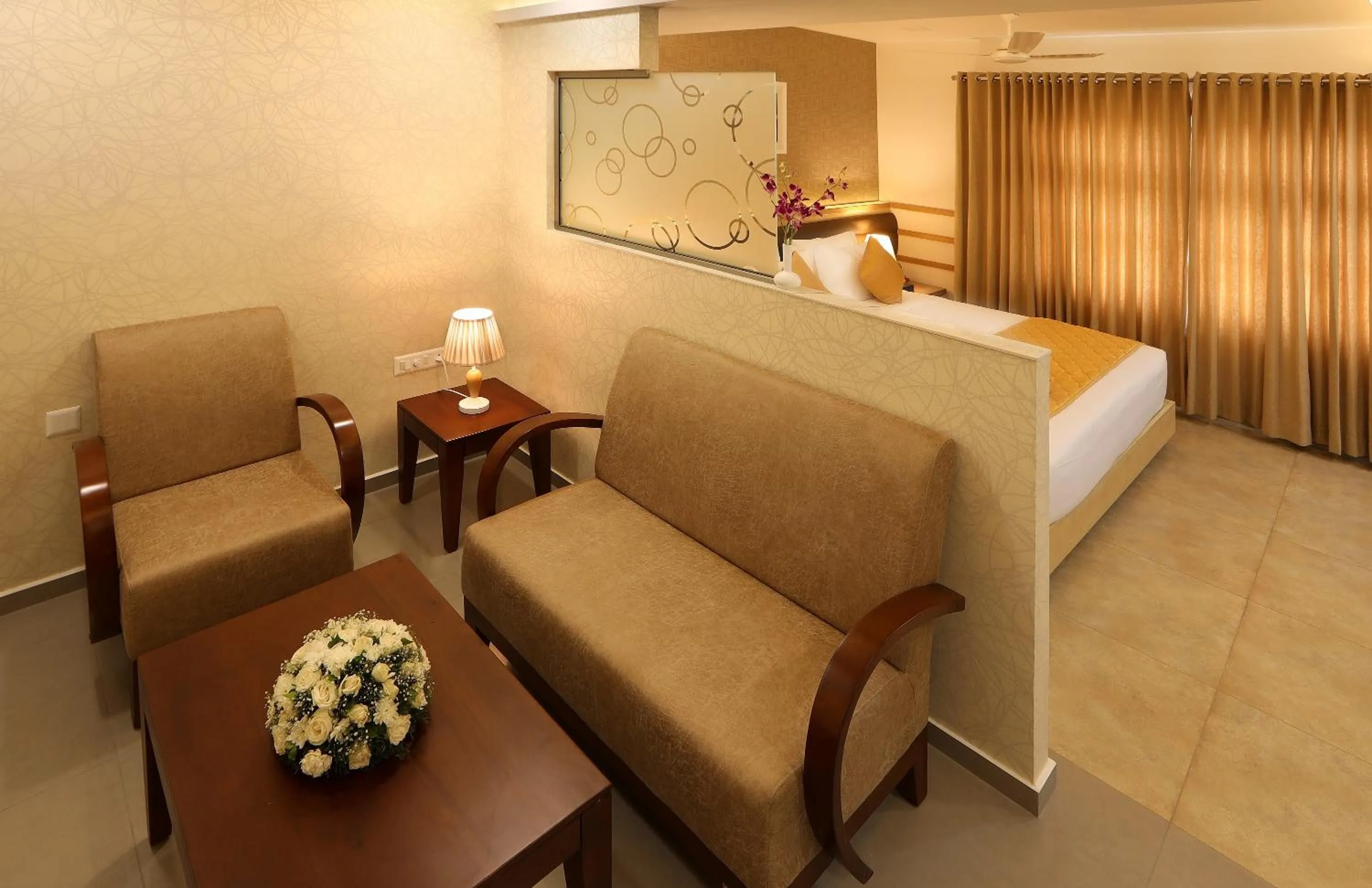 Living room in Flora Charishma Residency Aluva