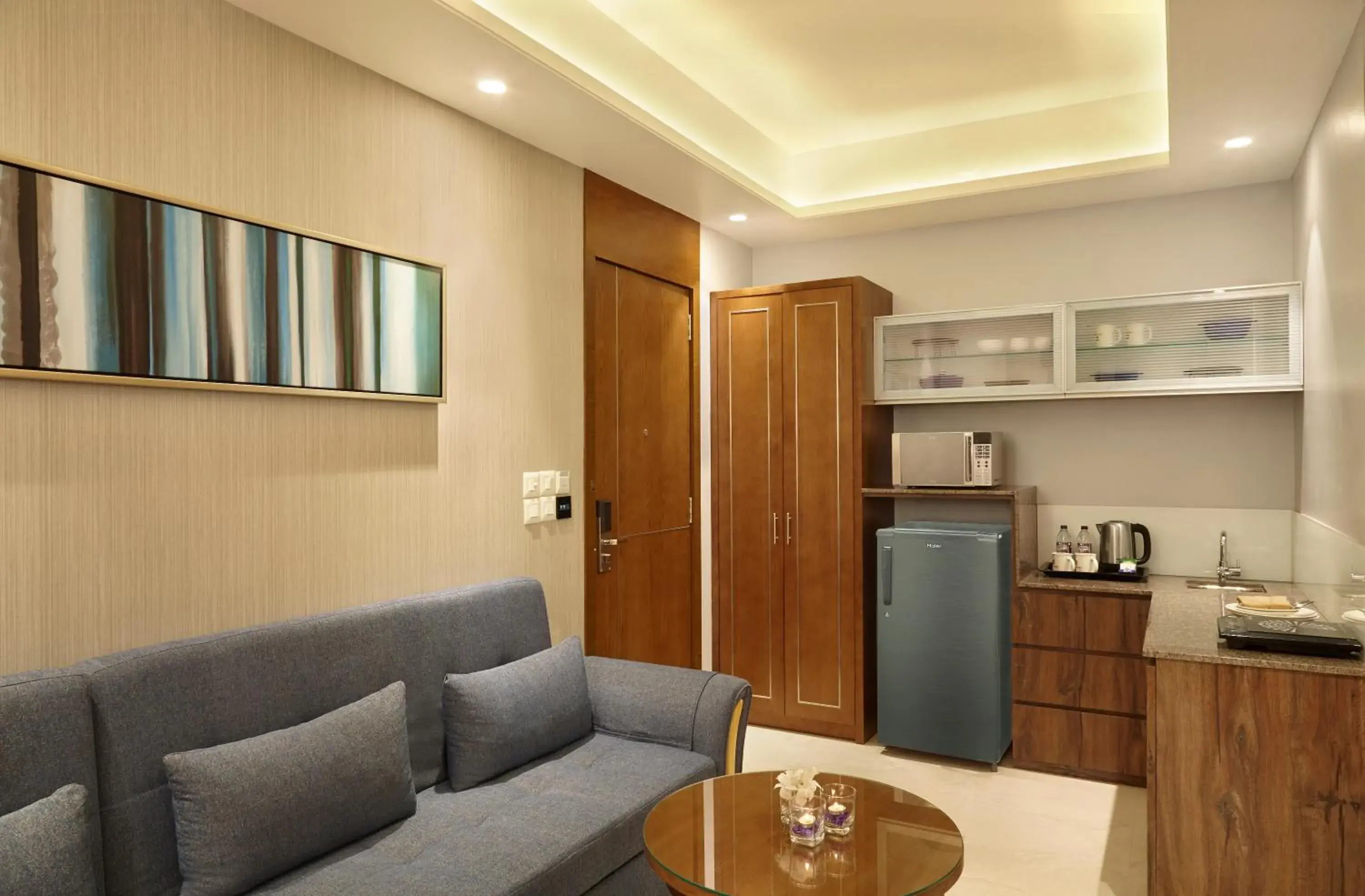 Living room in Click Hotel Aurangabad Living room in Click Hotel Aurangabad