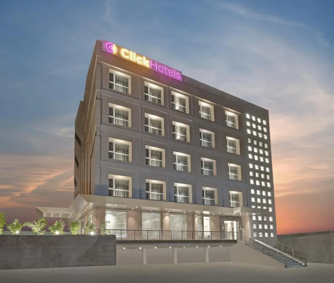 Property building in Click Hotel Aurangabad Property building in Click Hotel Aurangabad