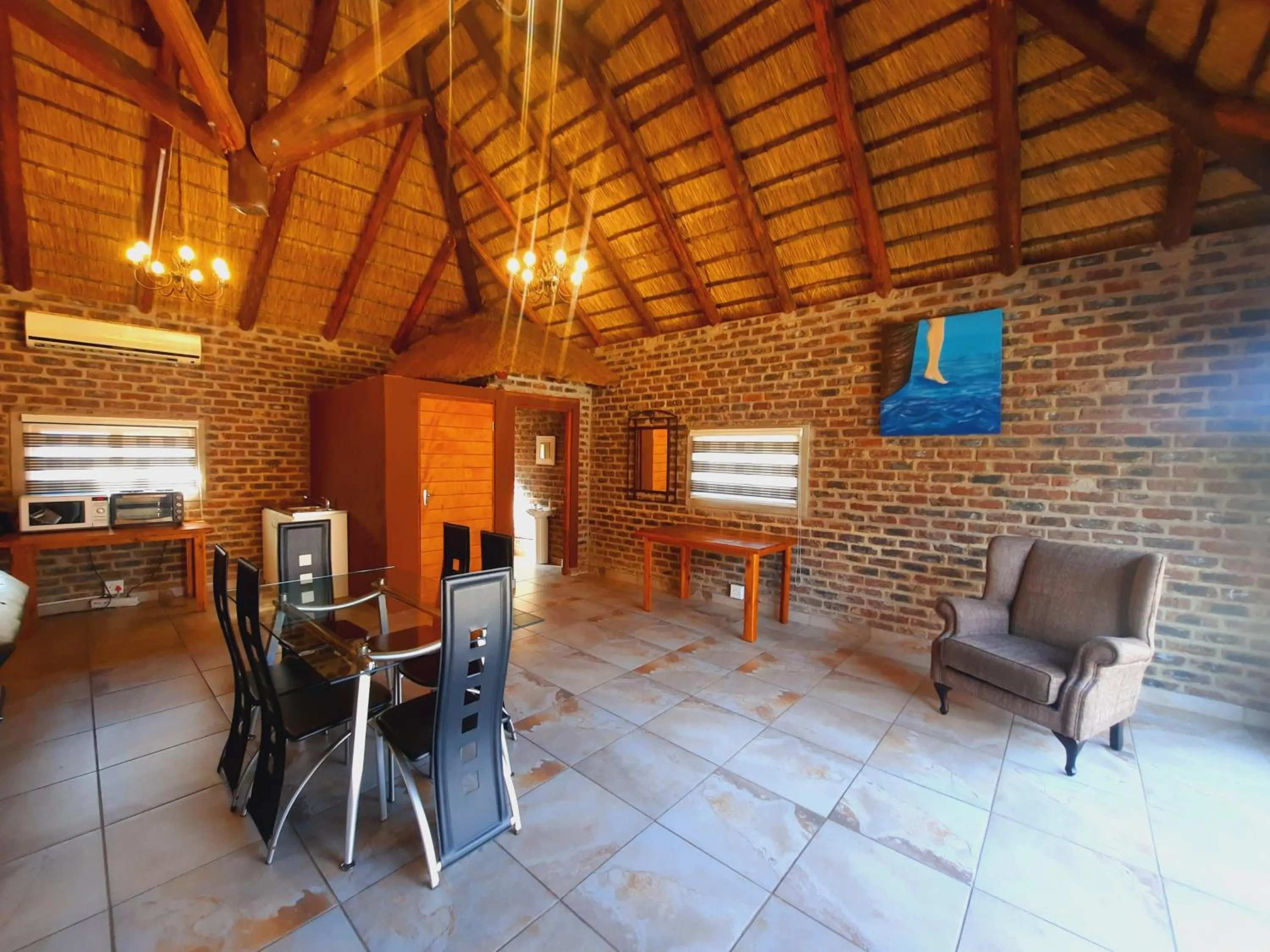 Seating area in Highlands Creek Self Catering Accommodation