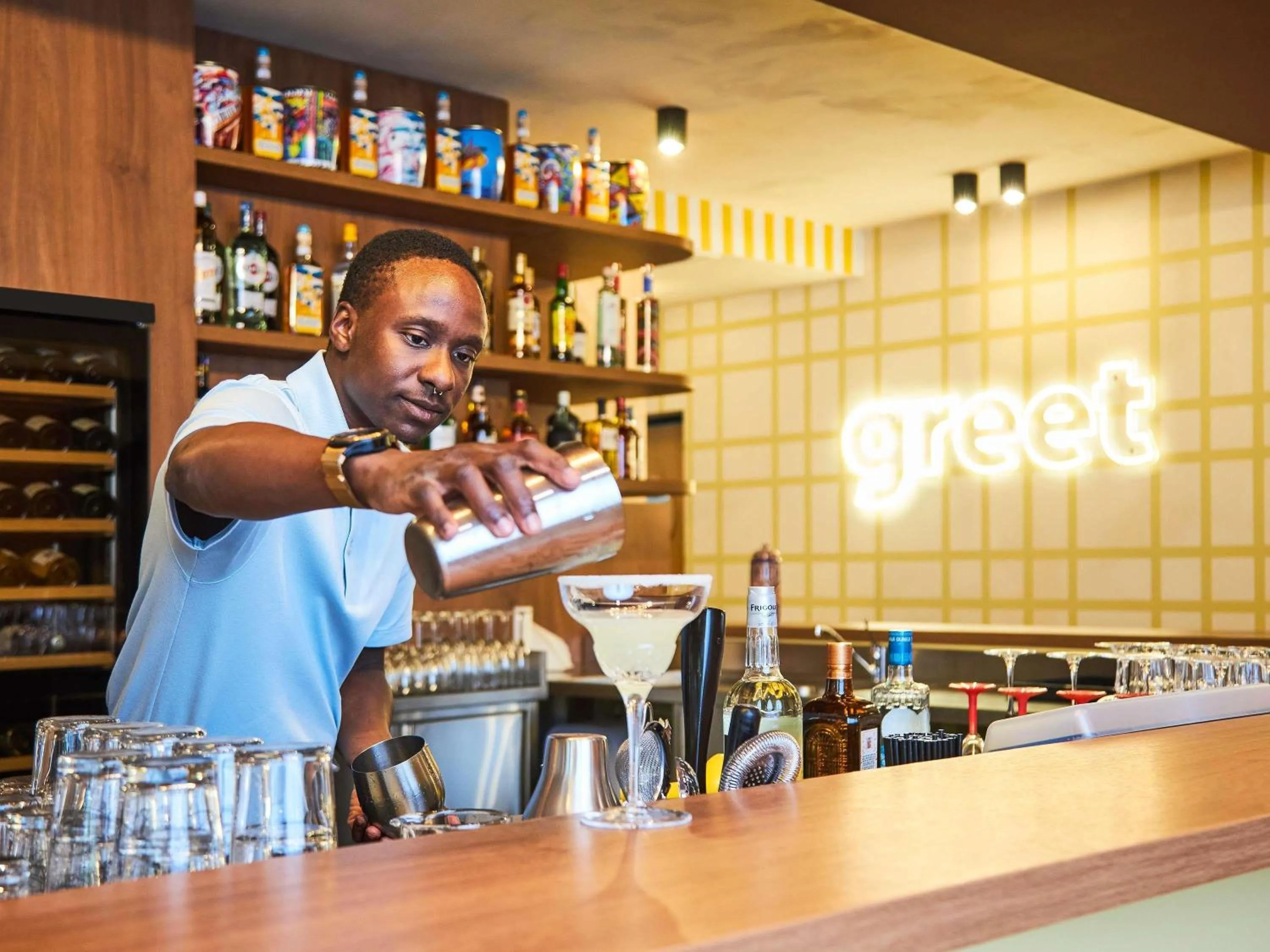 Lounge or bar in greet hotel Marseille Parc Chanot Velodrome by Accor