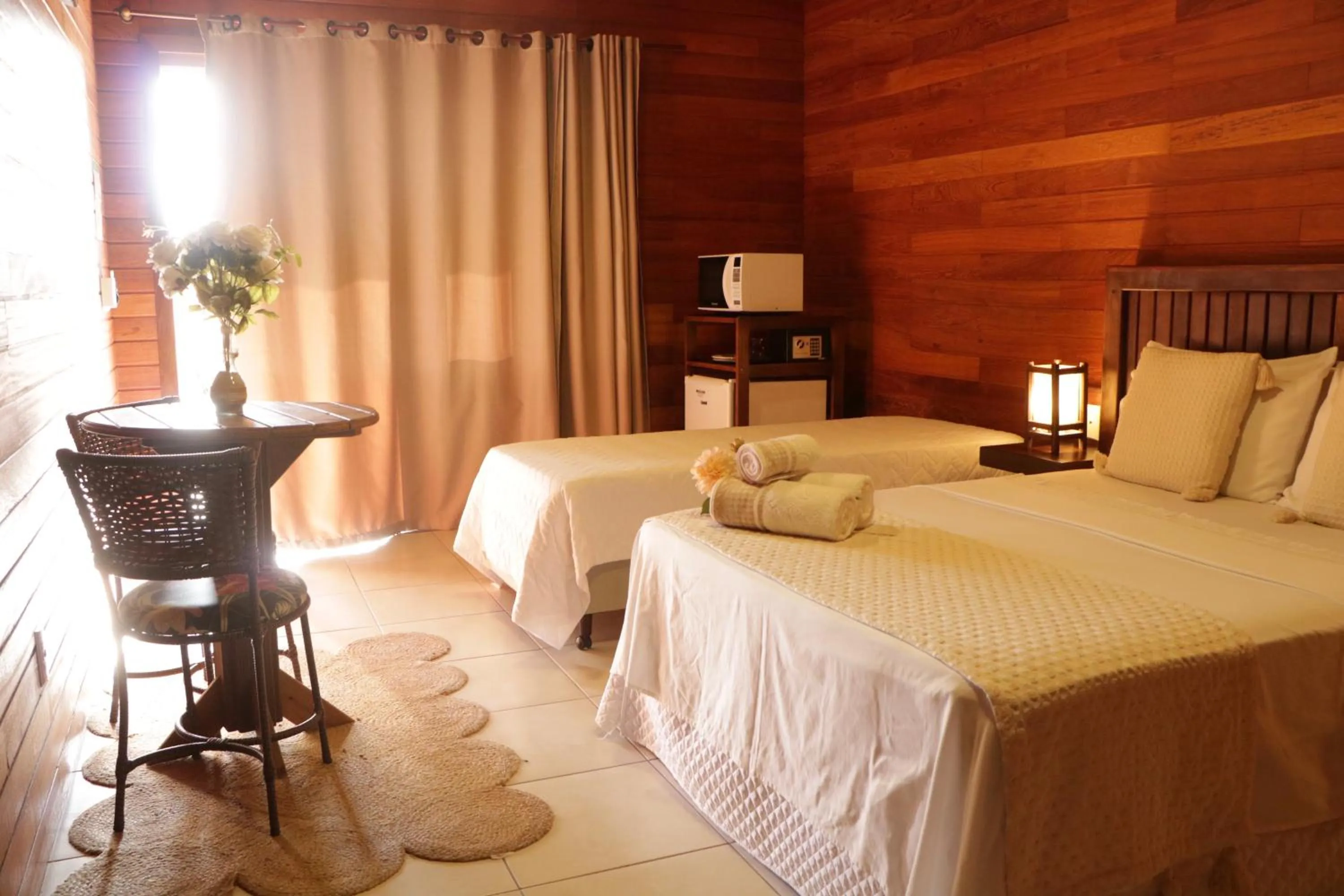 Bed in Pousada Gauleses