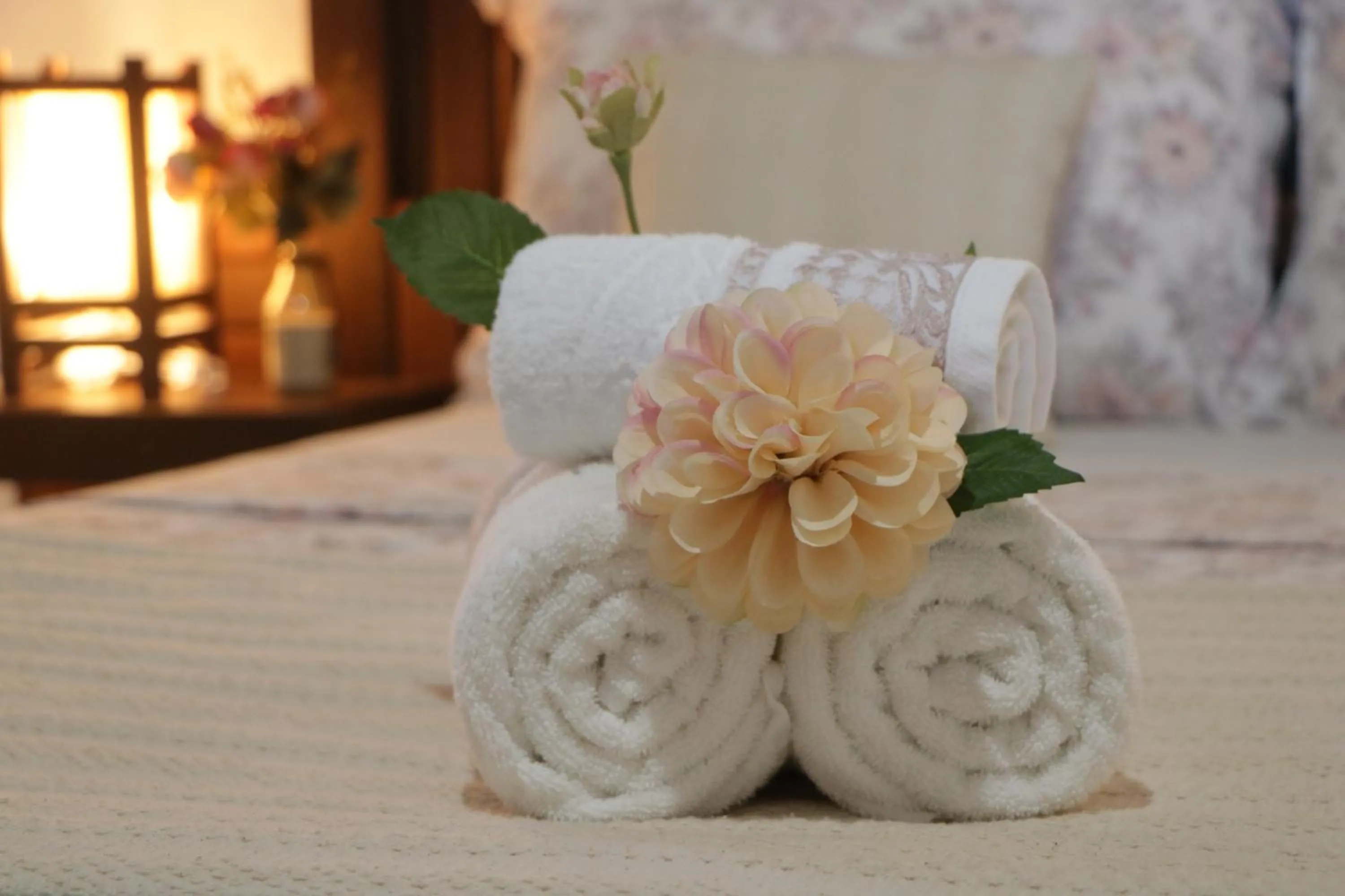 Bed in Pousada Gauleses