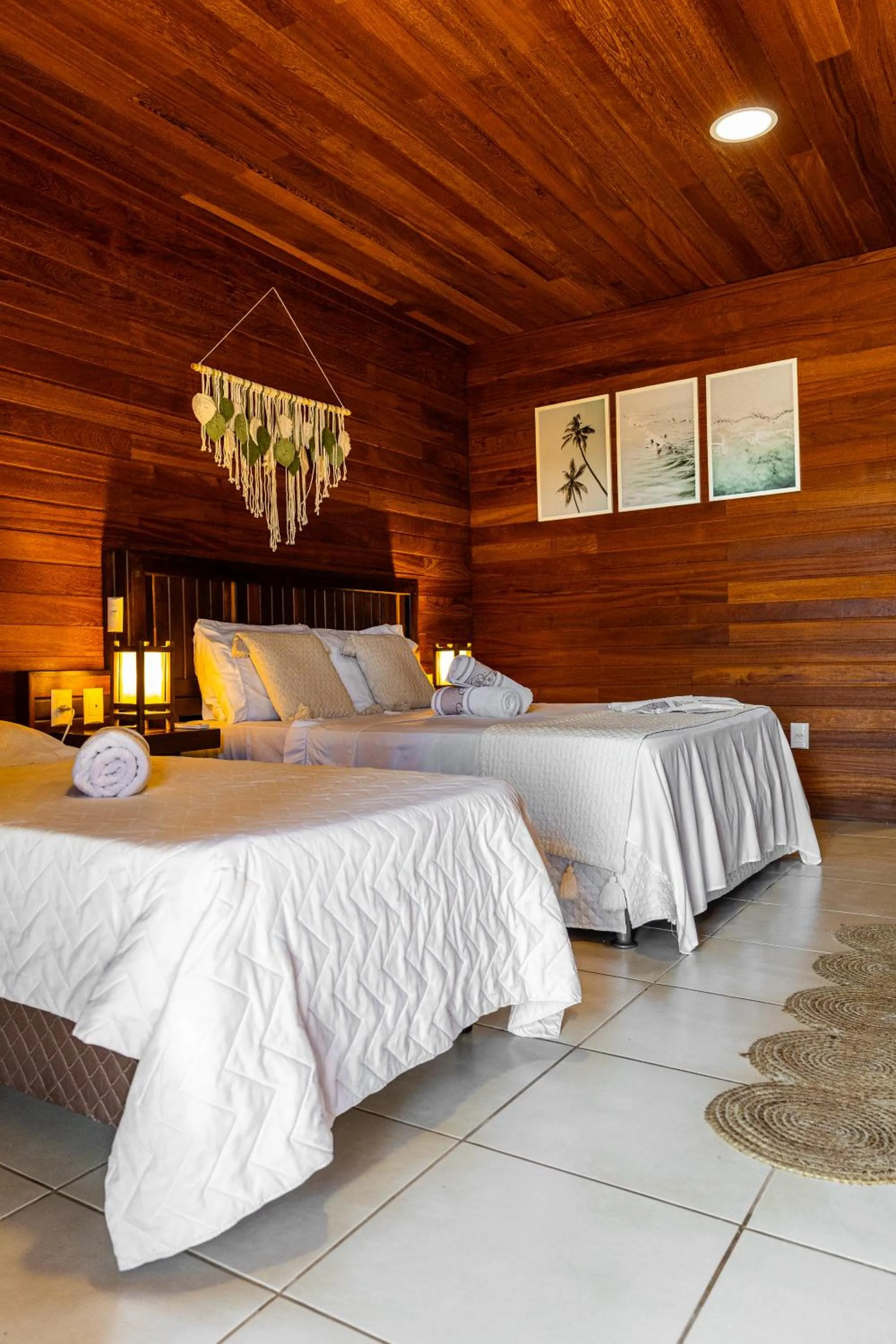 Bed in Pousada Gauleses - Refugio de Charme na Praia do Rosa by La Vem Férias